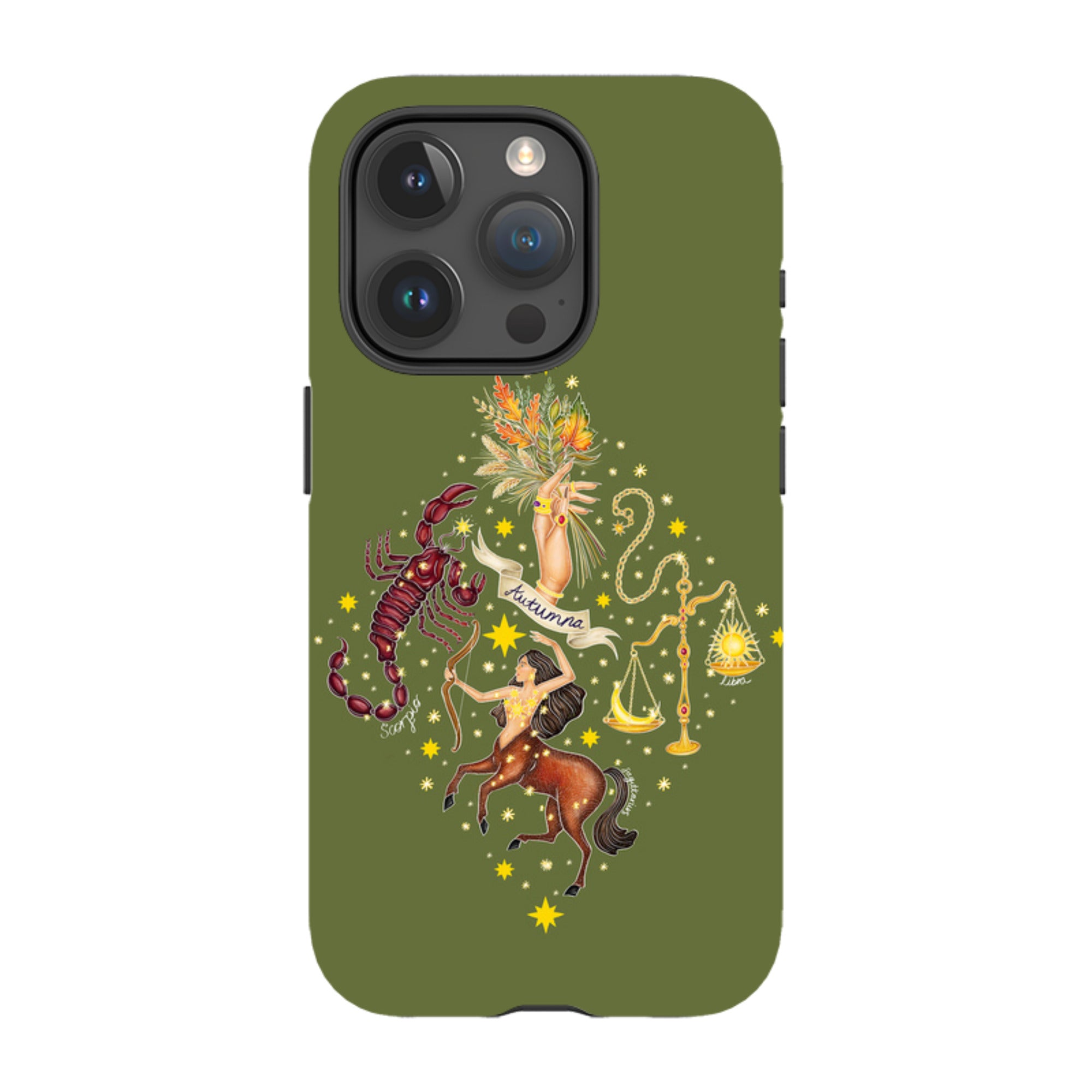 iPhone MagSafe Tough Case - Autumn Zodiac By Catherine Rowe