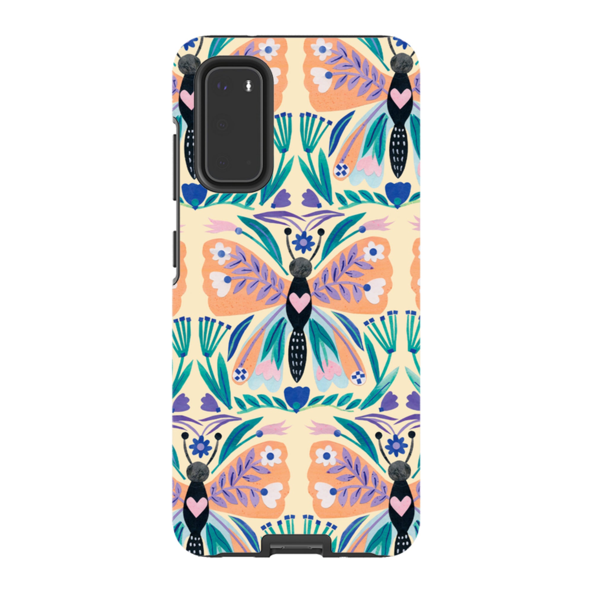 Samsung Tough Case - All Over Butterfly By Tracey English