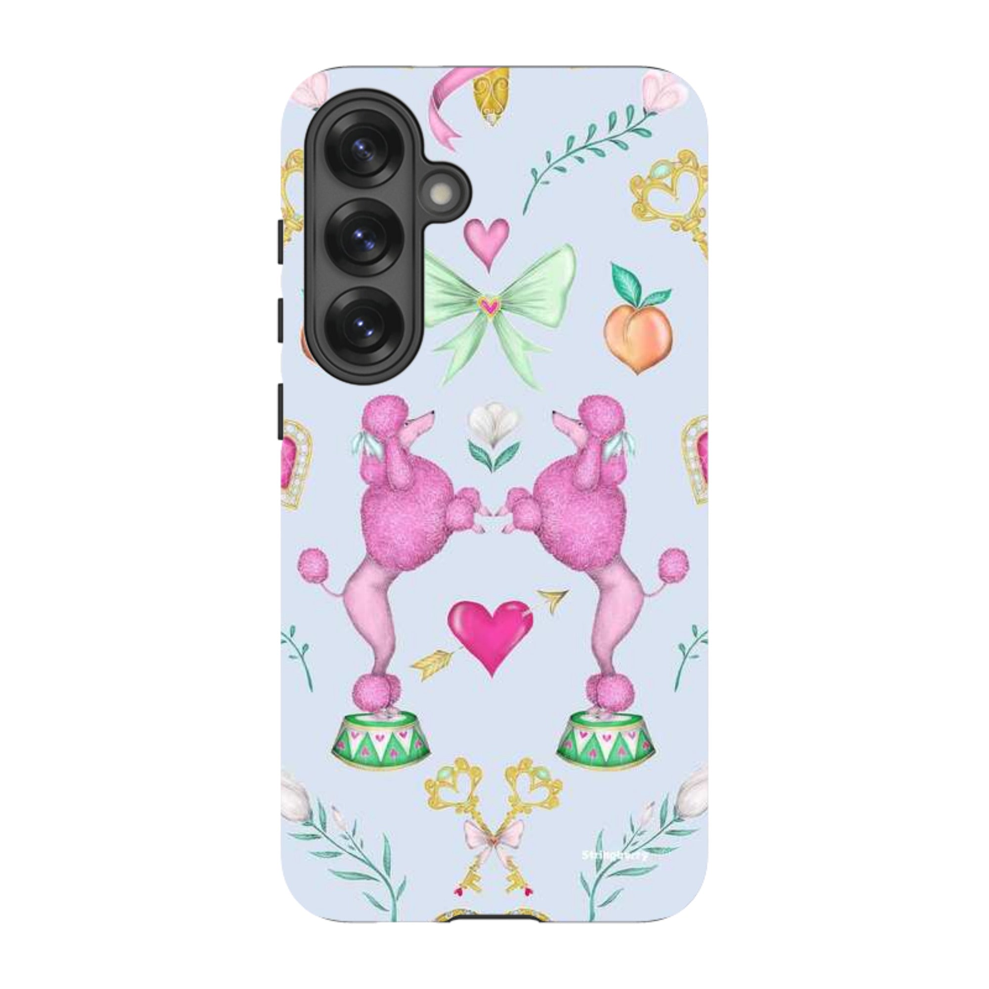 Samsung Tough Case - Pink Poodle Parlour Powder By Catherine Rowe