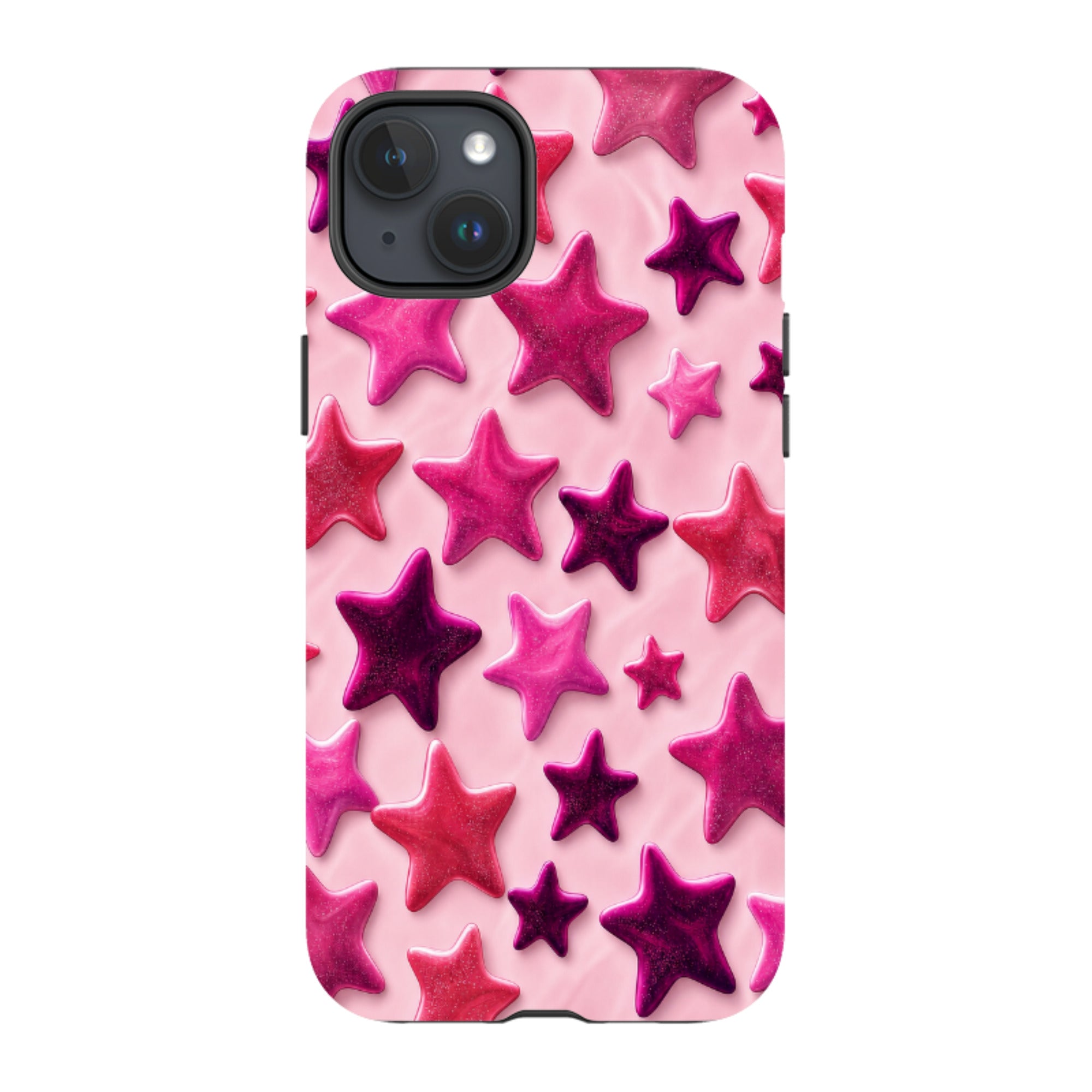 iPhone Tough Case - Fuchsia Star