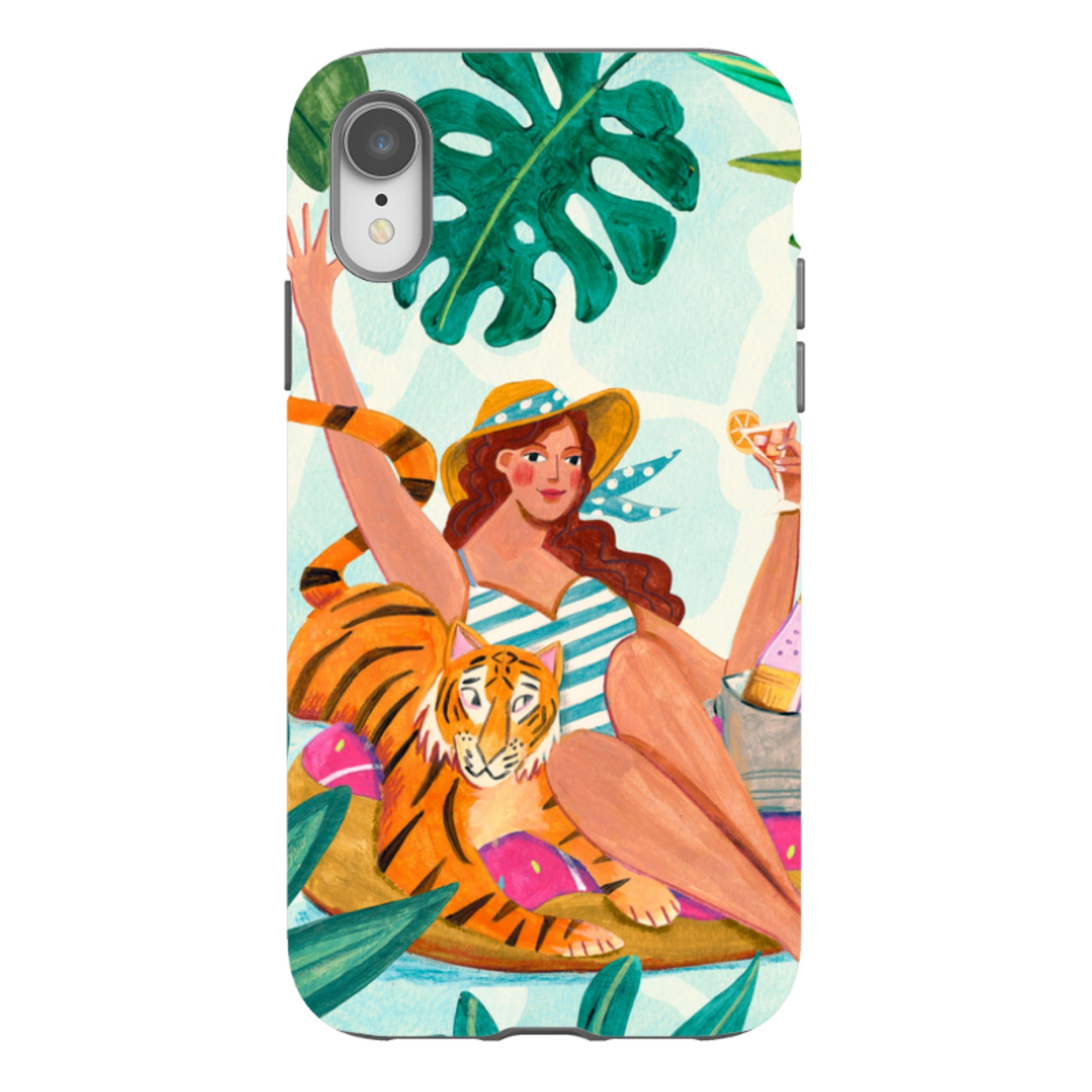 iPhone Tough Case - Pool By Caroline Bonne Muller