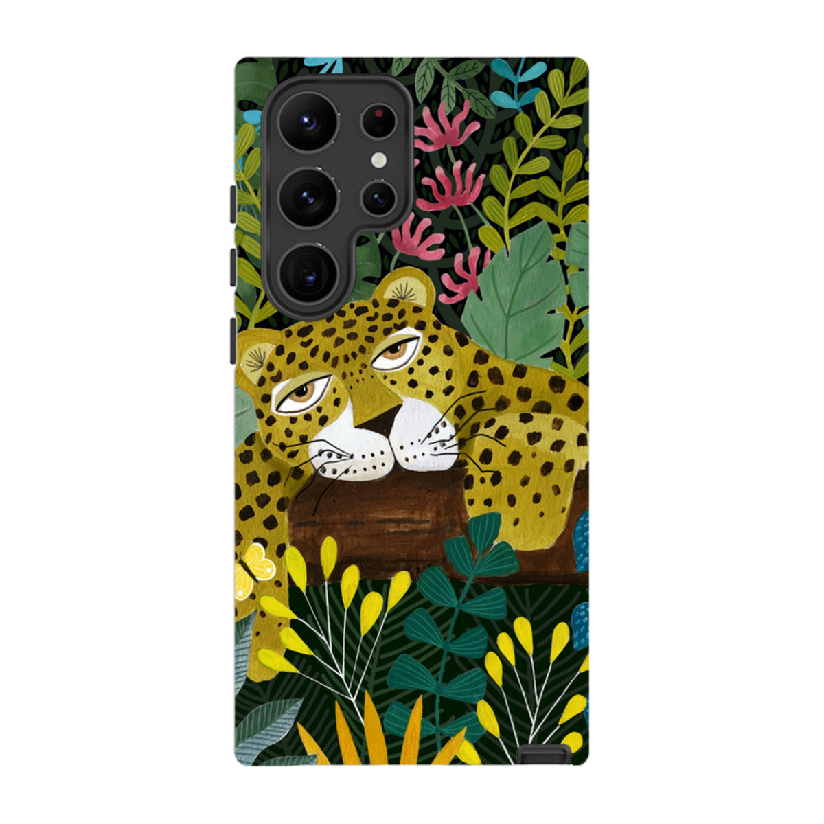 Samsung Tough Case - Sleepy Leopard By Bex Parkin