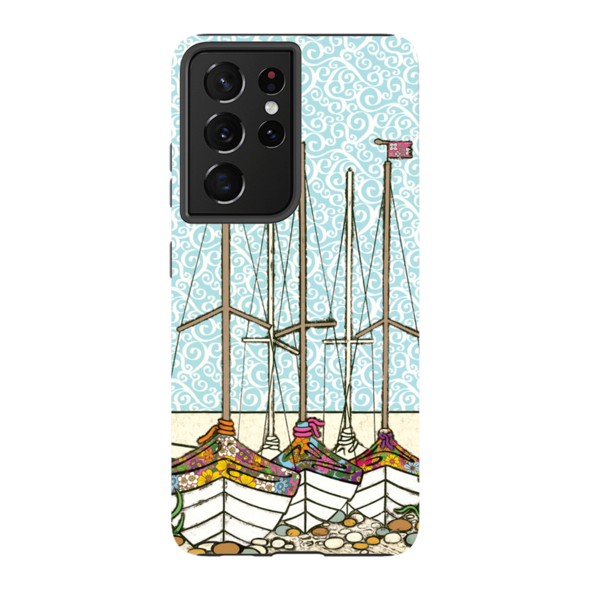 Samsung Tough Case - Boats At Rest By Amelia Bowman