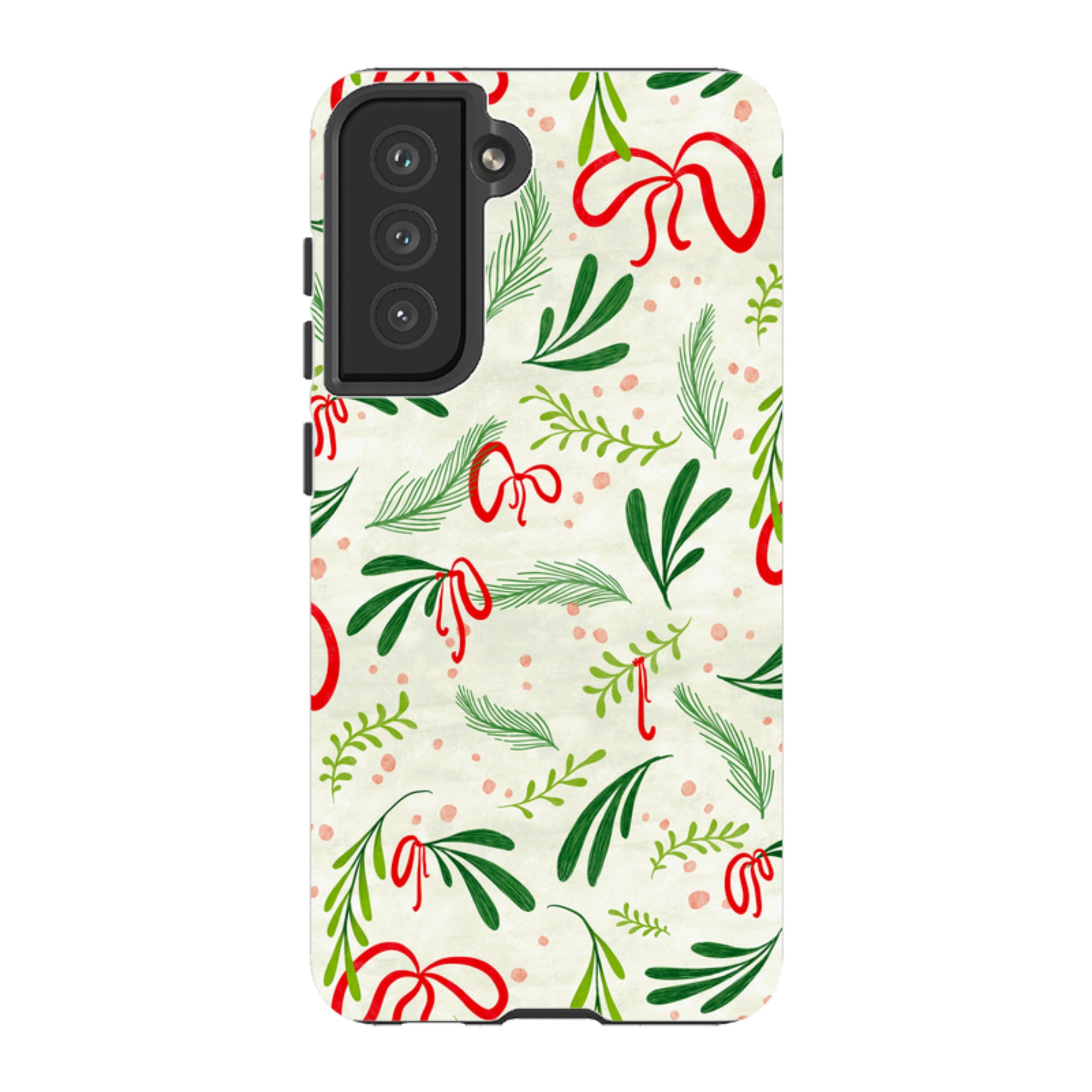Samsung Tough Case - Christmas Bows By Katherine Quinn