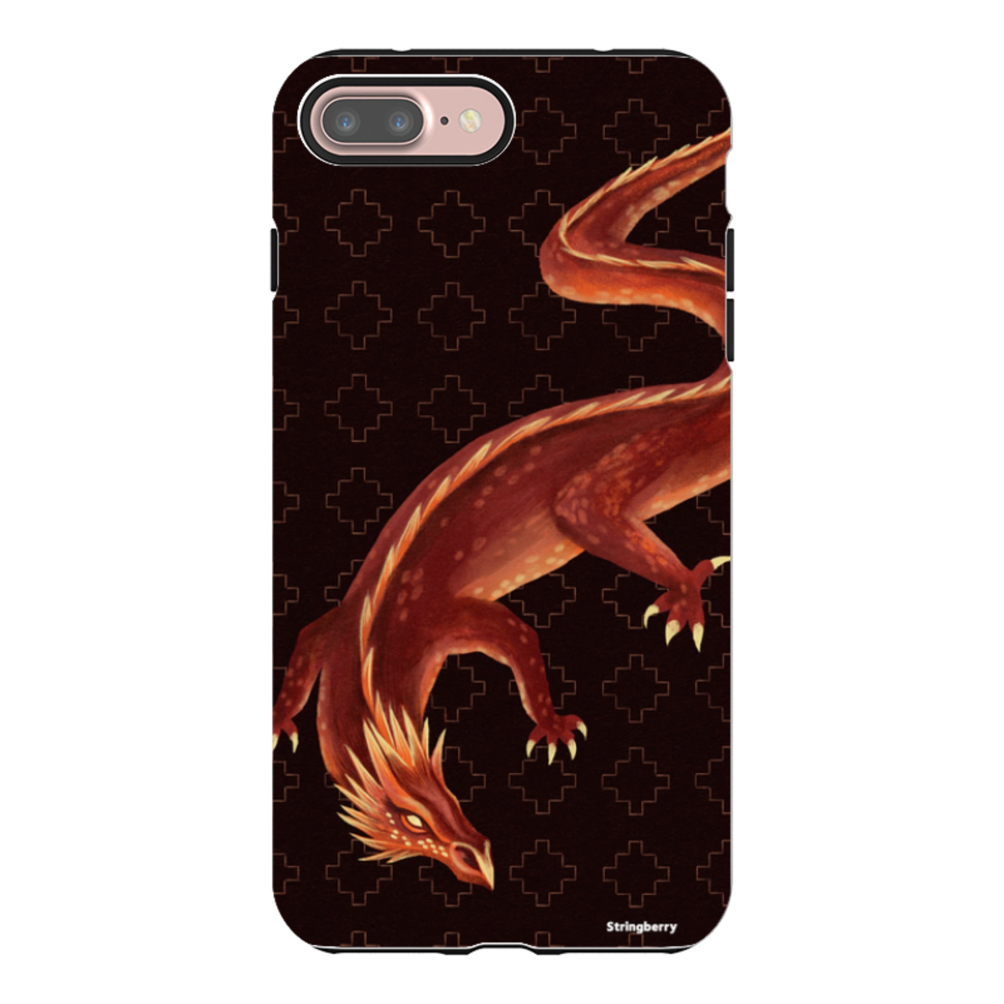 iPhone Tough Case - Beowulf Dragon By Anna Stead