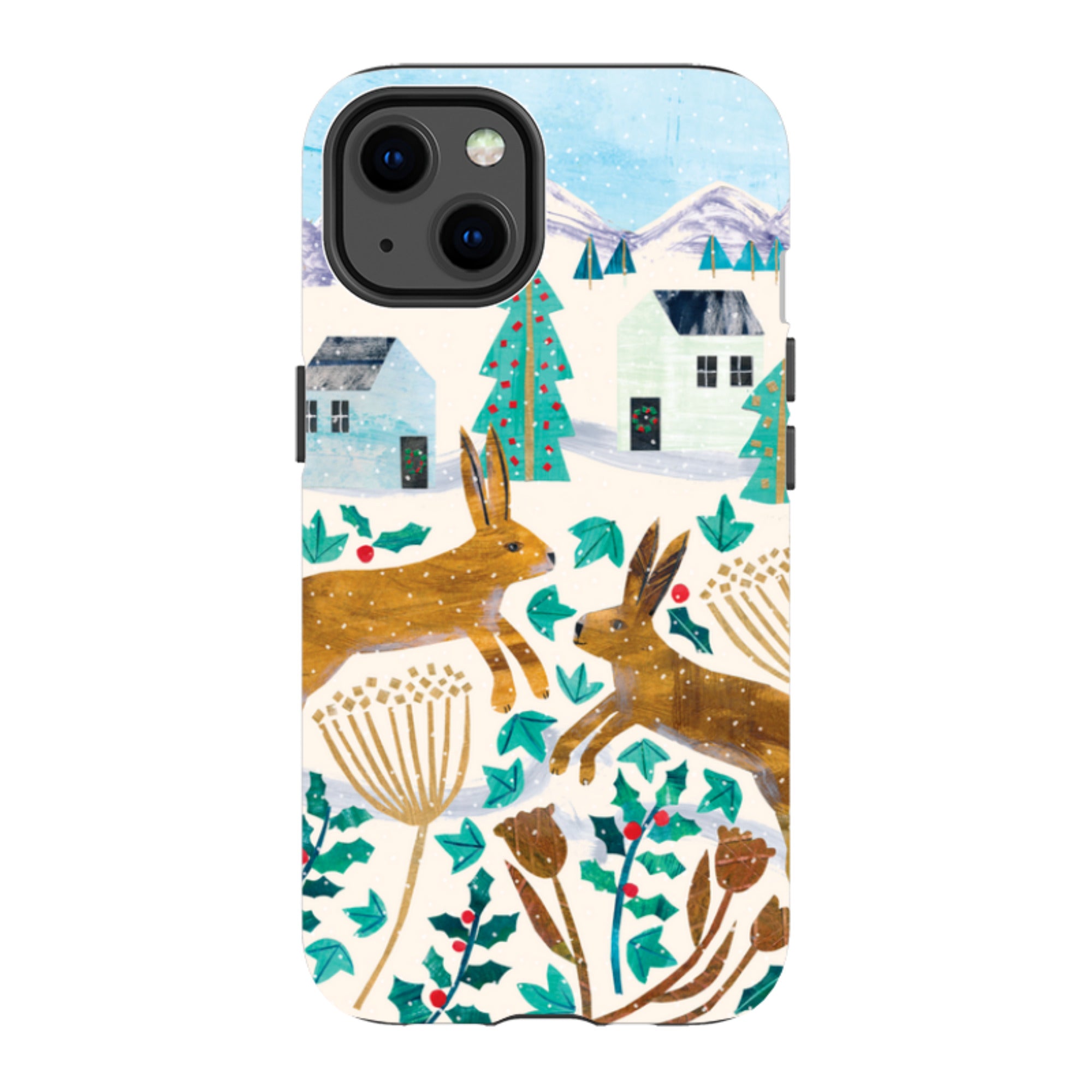 iPhone MagSafe Tough Case - Xmas Hare By Tracey English