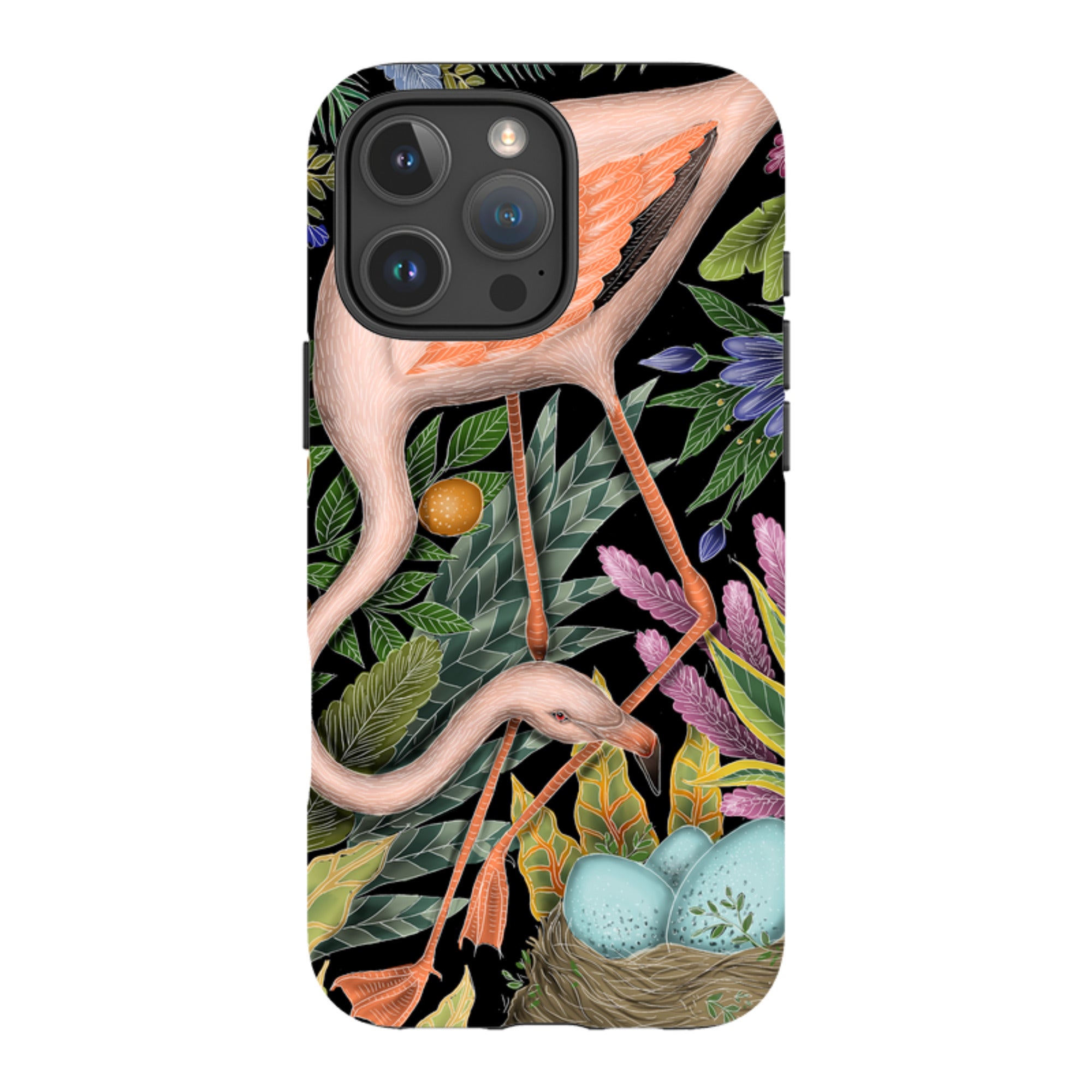 iPhone MagSafe Tough Case - Flamingo By Catherine Rowe