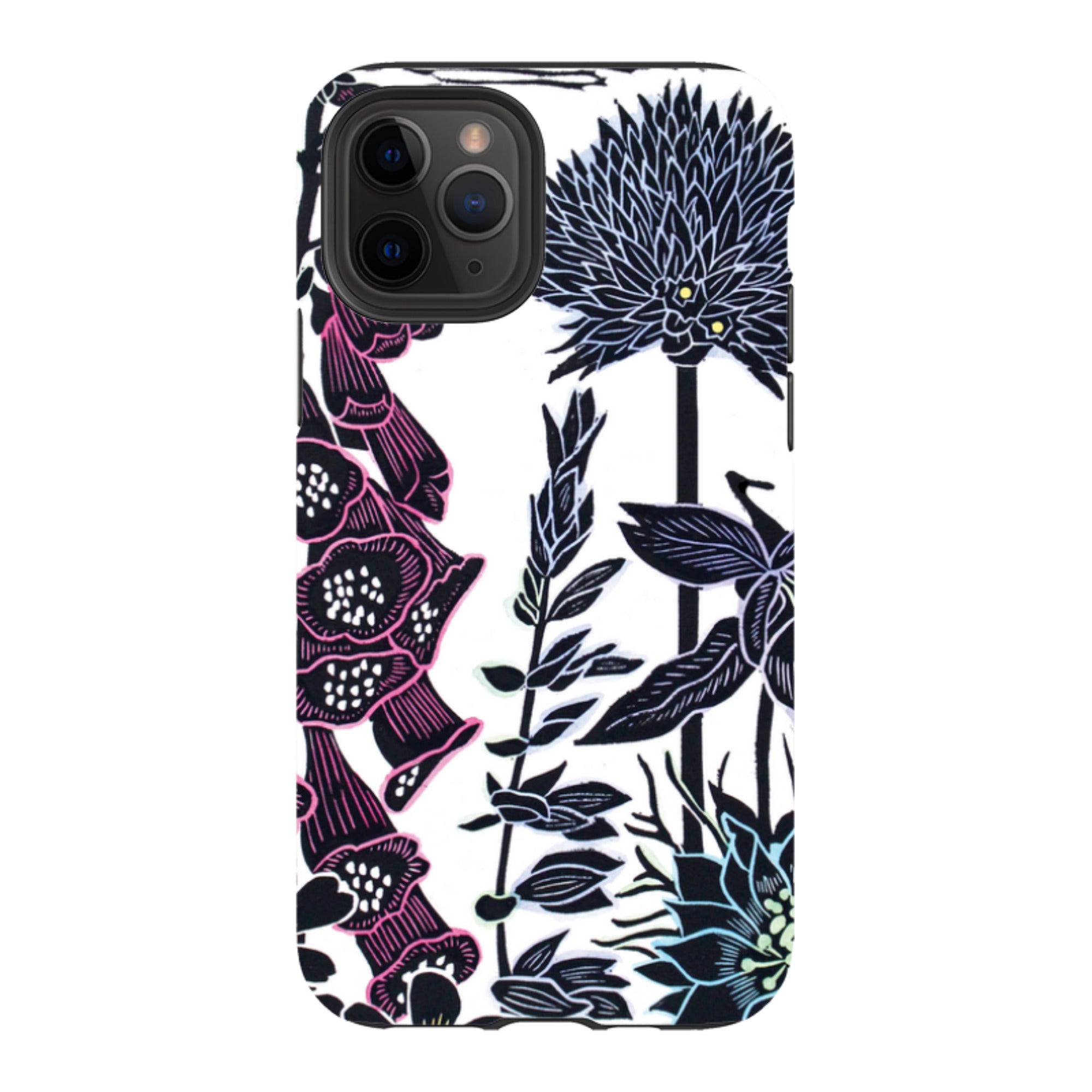 iPhone Tough Case - Foxgloves By Kate Heiss