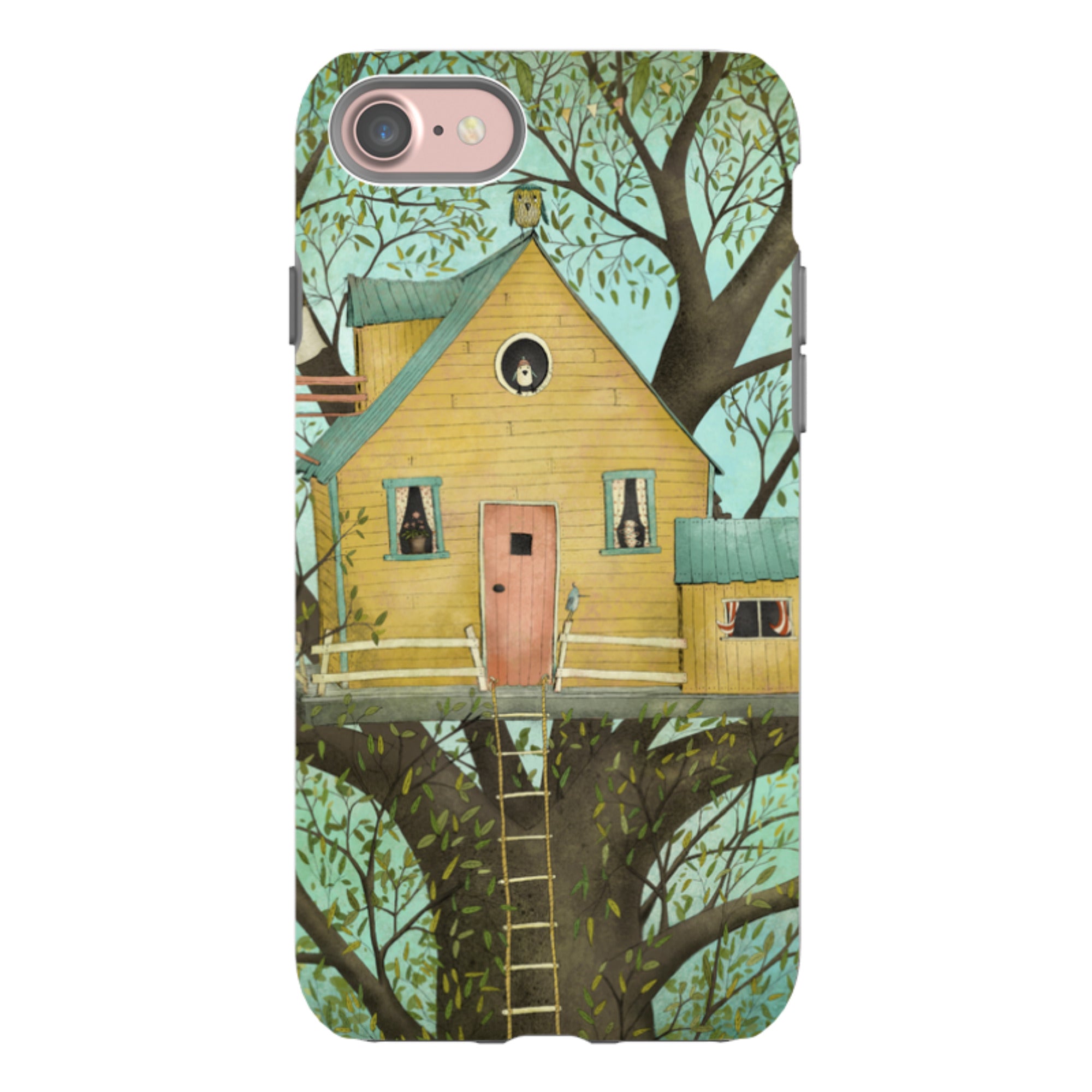 iPhone Tough Case - Tree House By Maja Lindberg