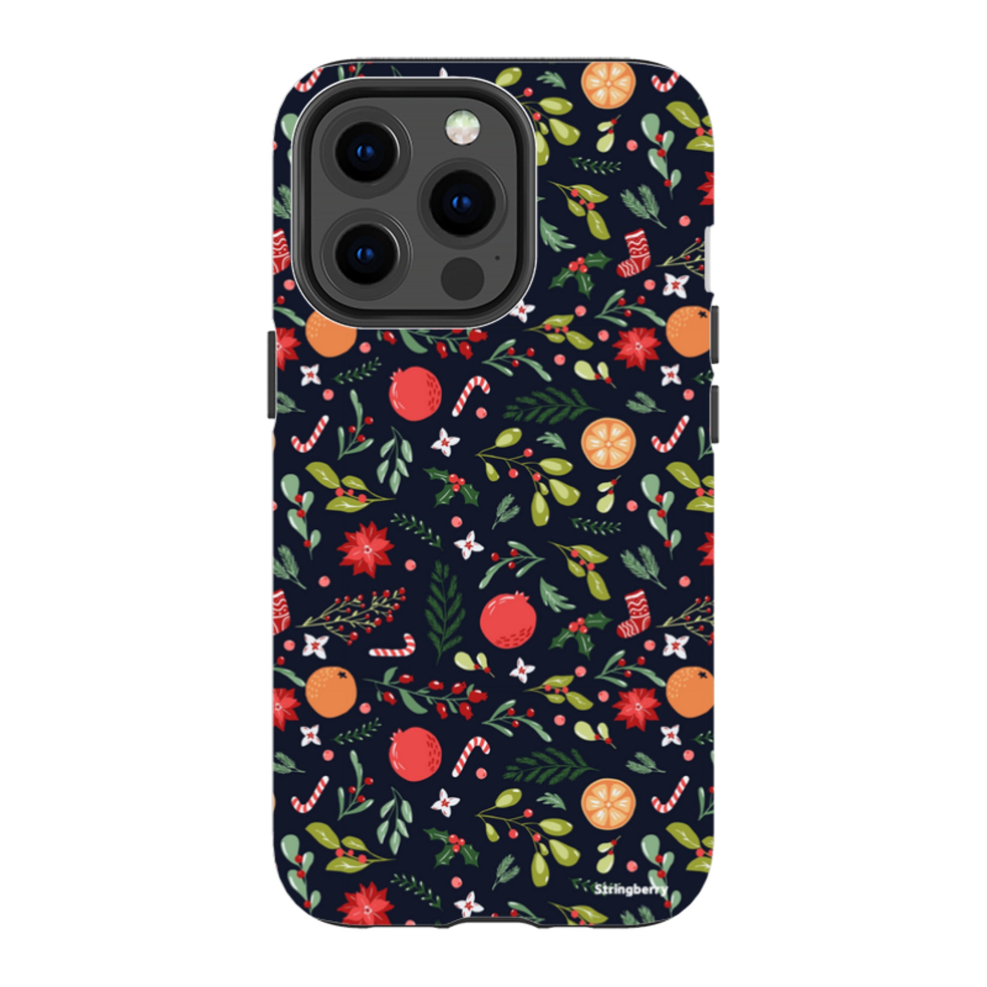iPhone MagSafe Tough Case - Oranges and Candy Canes II