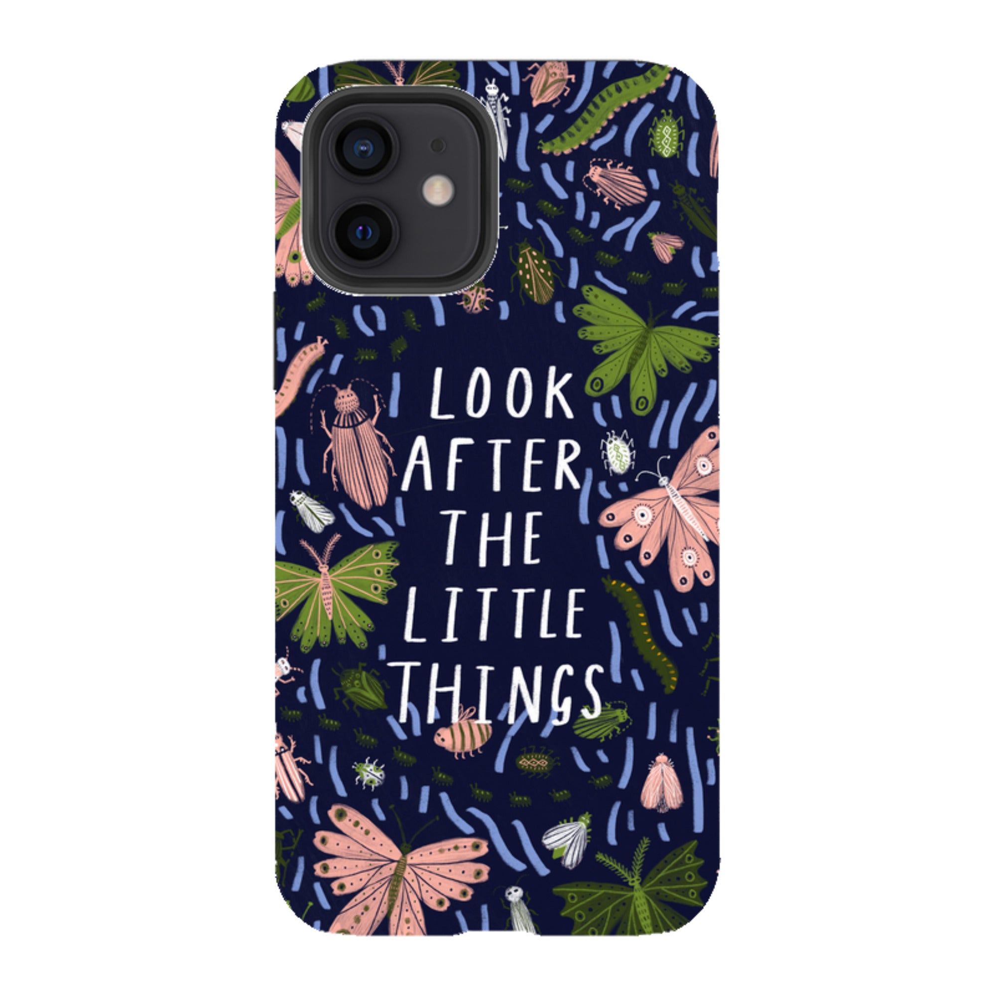 iPhone Tough Case - Little Things Blue By Lee Foster Wilson