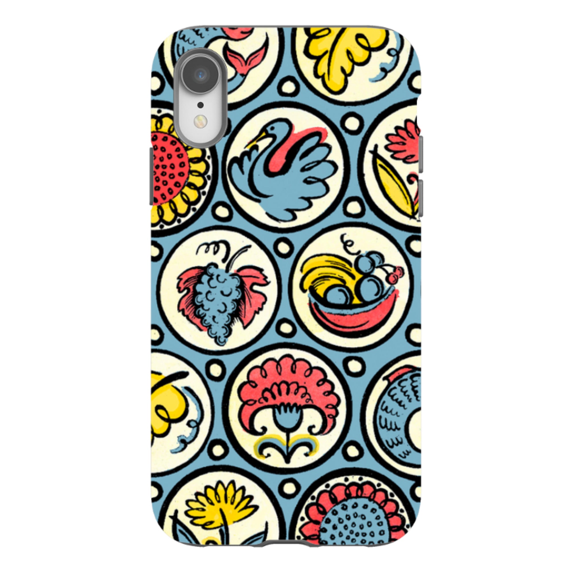 iPhone Tough Case - Birds, Fish & Fruit By Cressida Bell