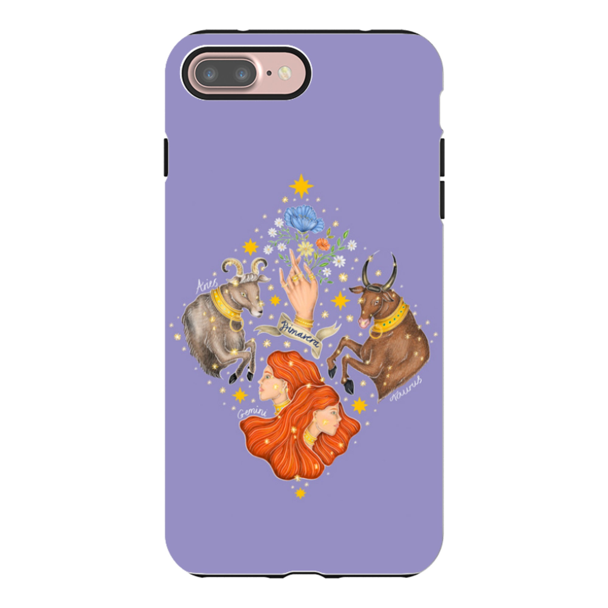 iPhone Tough Case - Spring Zodiac By Catherine Rowe