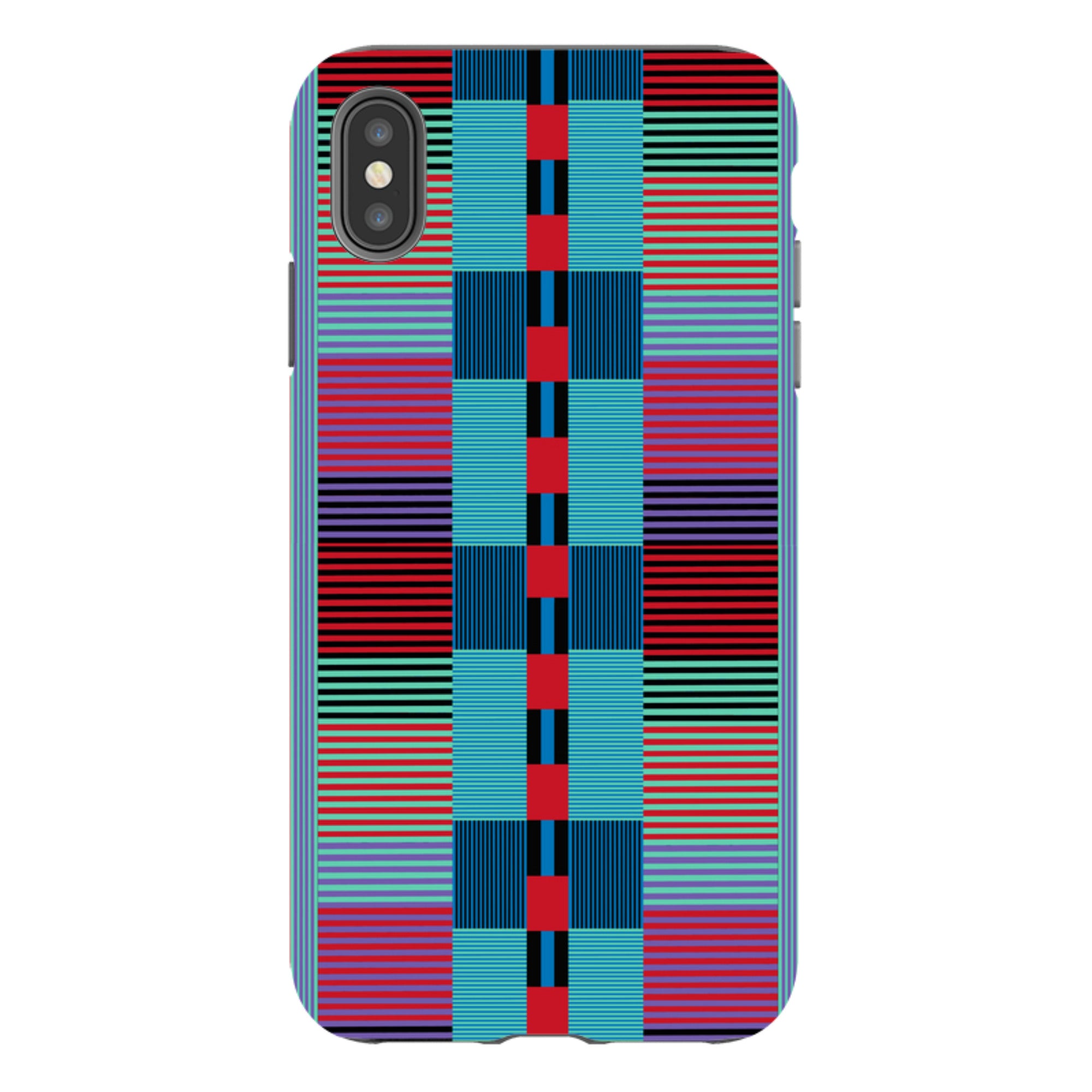 iPhone Tough Case - Indian Stripe By Cressida Bell