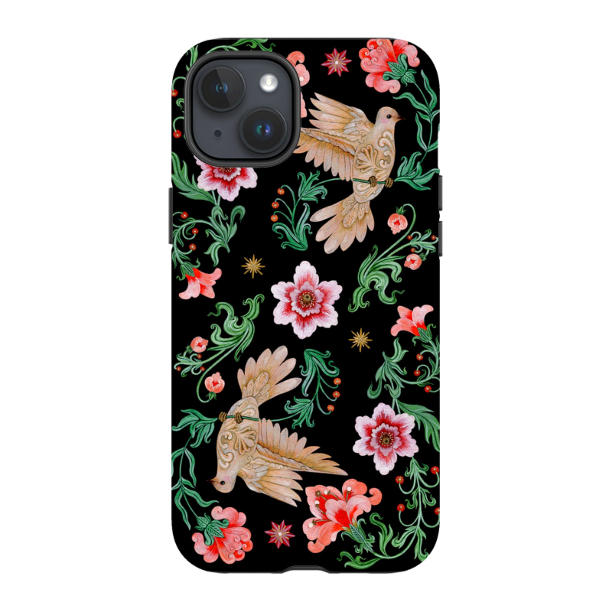 iPhone MagSafe Tough Case - Two Turtle Doves By Maria Matos