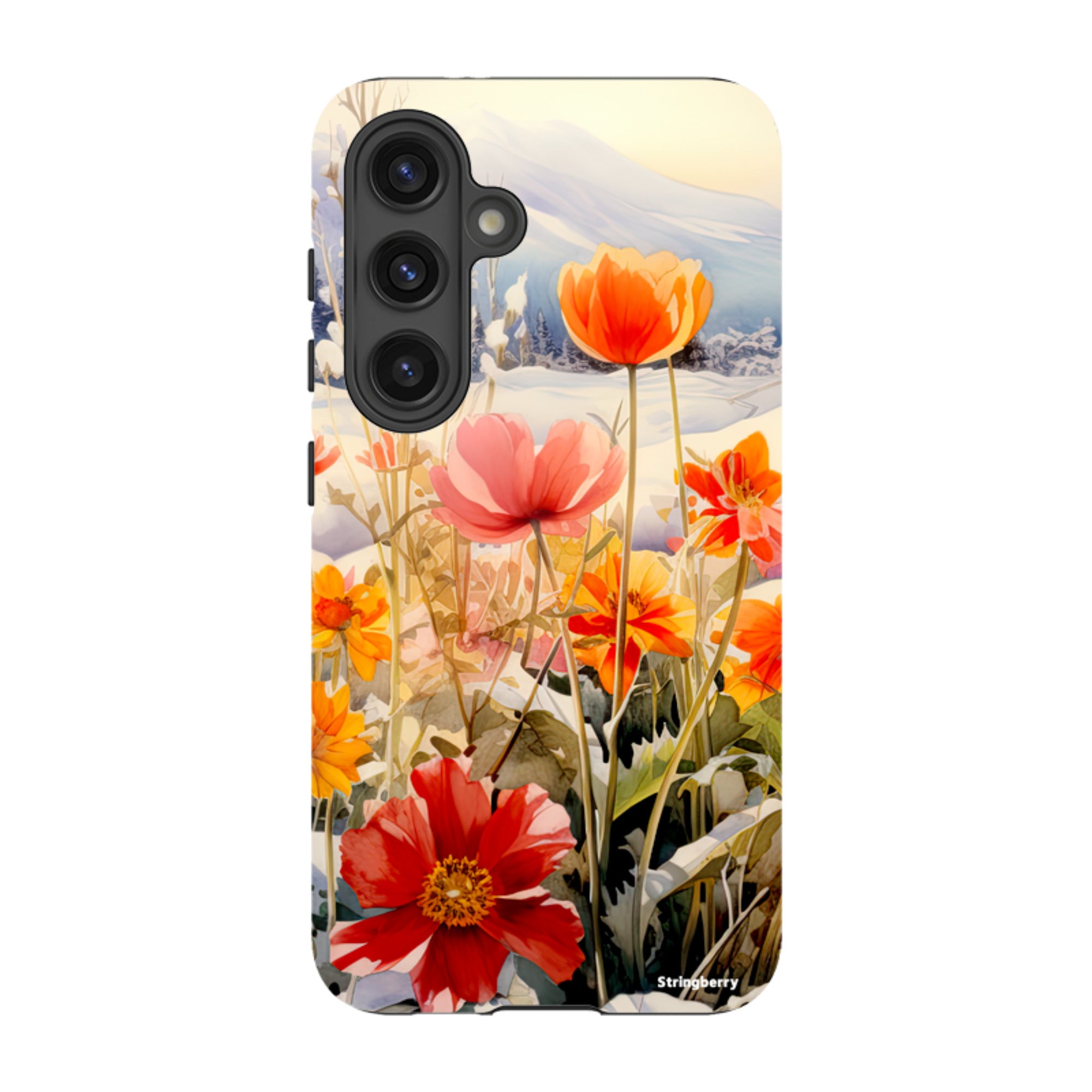Samsung Tough Case - Winter Wild Flowers II