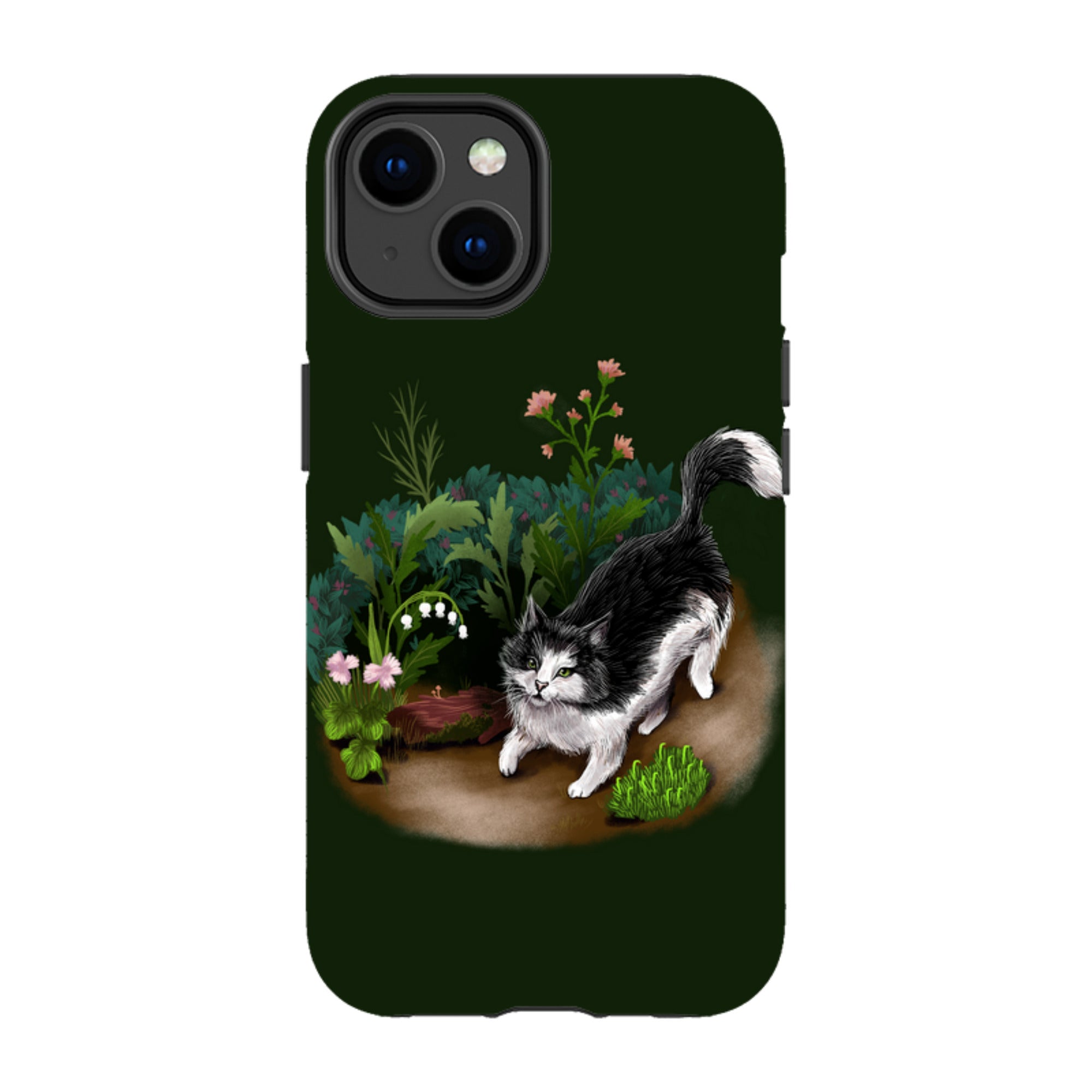 iPhone Tough Case - Munchkin Cat By Anna Stead
