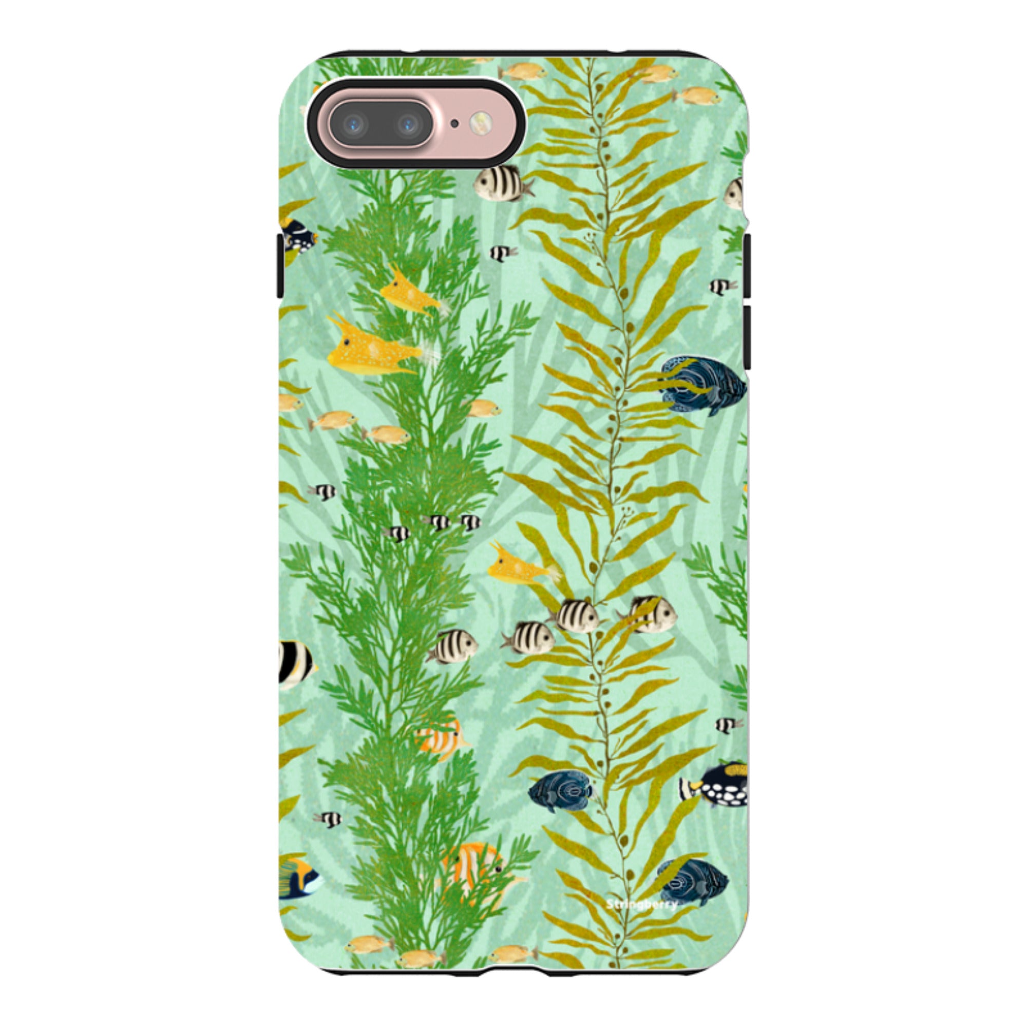 iPhone Tough Case - Reef Stripe By Katherine Quinn