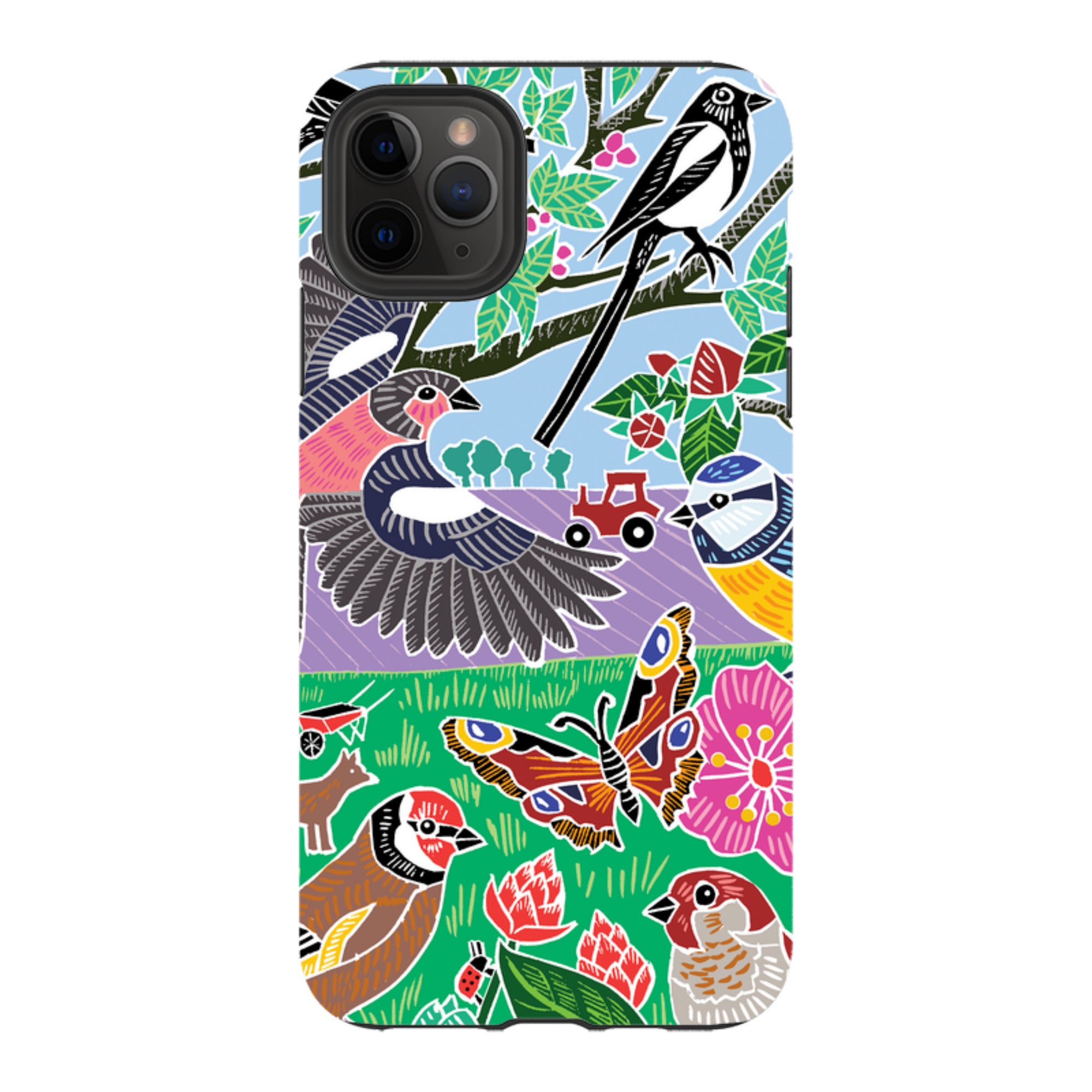 iPhone Tough Case - Garden Bird Jigsaw B By Kate Heiss