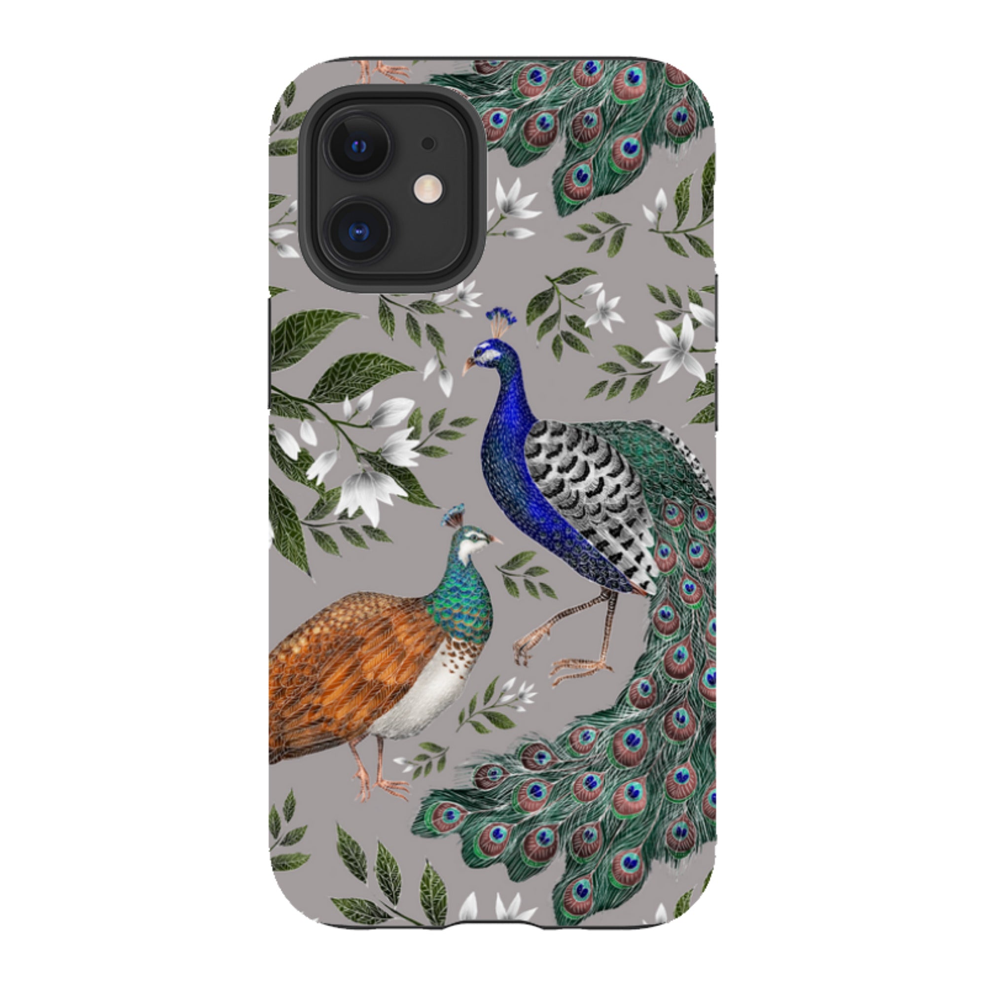 iPhone Tough Case - Peahen And Peacock By Catherine Rowe
