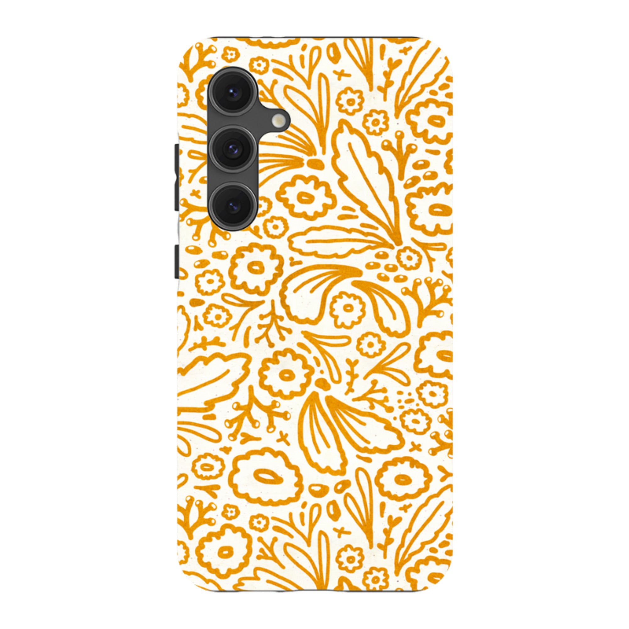 Samsung Tough Case - Wind Fall Mustard By Katherine Quinn