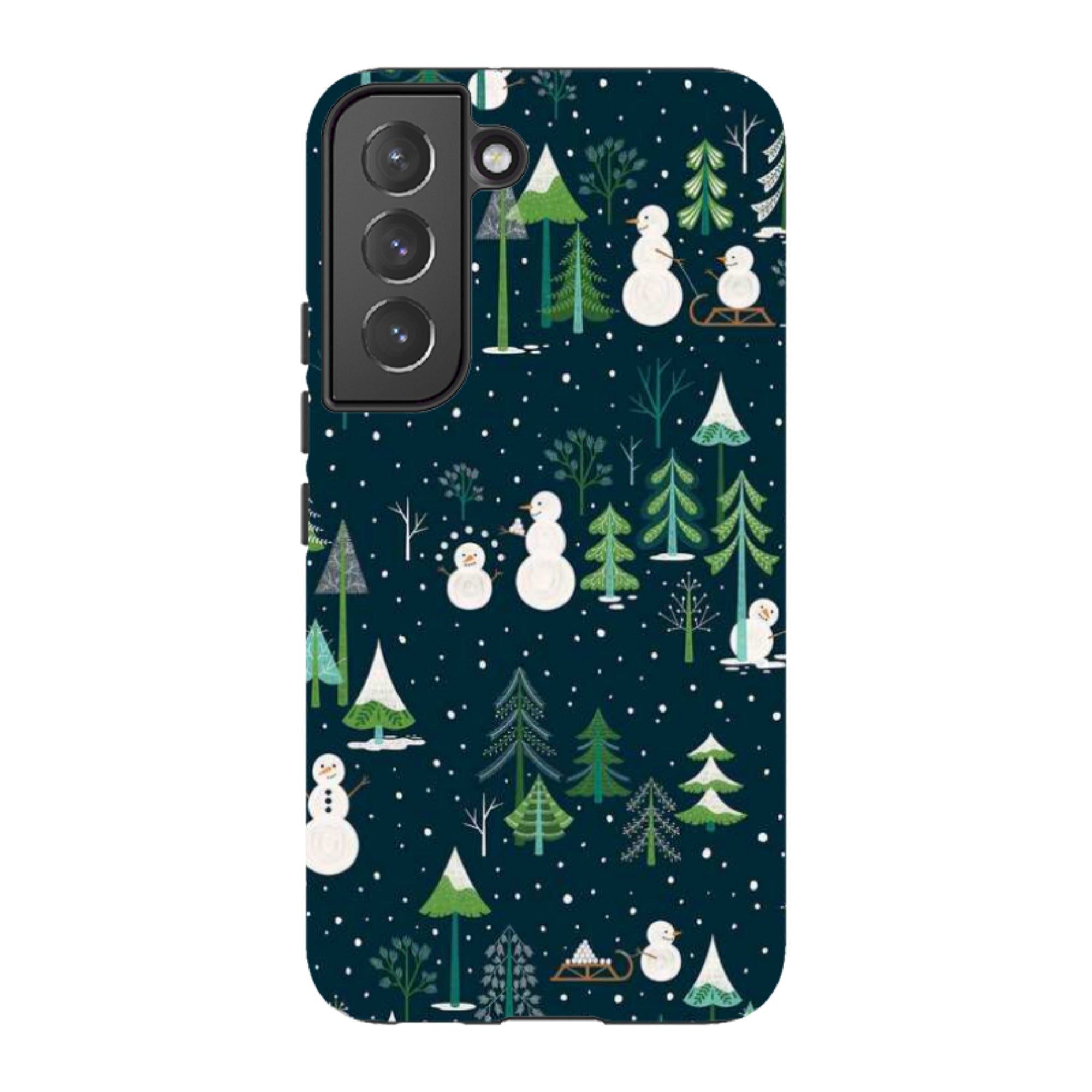 Samsung Tough Case - Snowman Playground By Jenny Zemanek