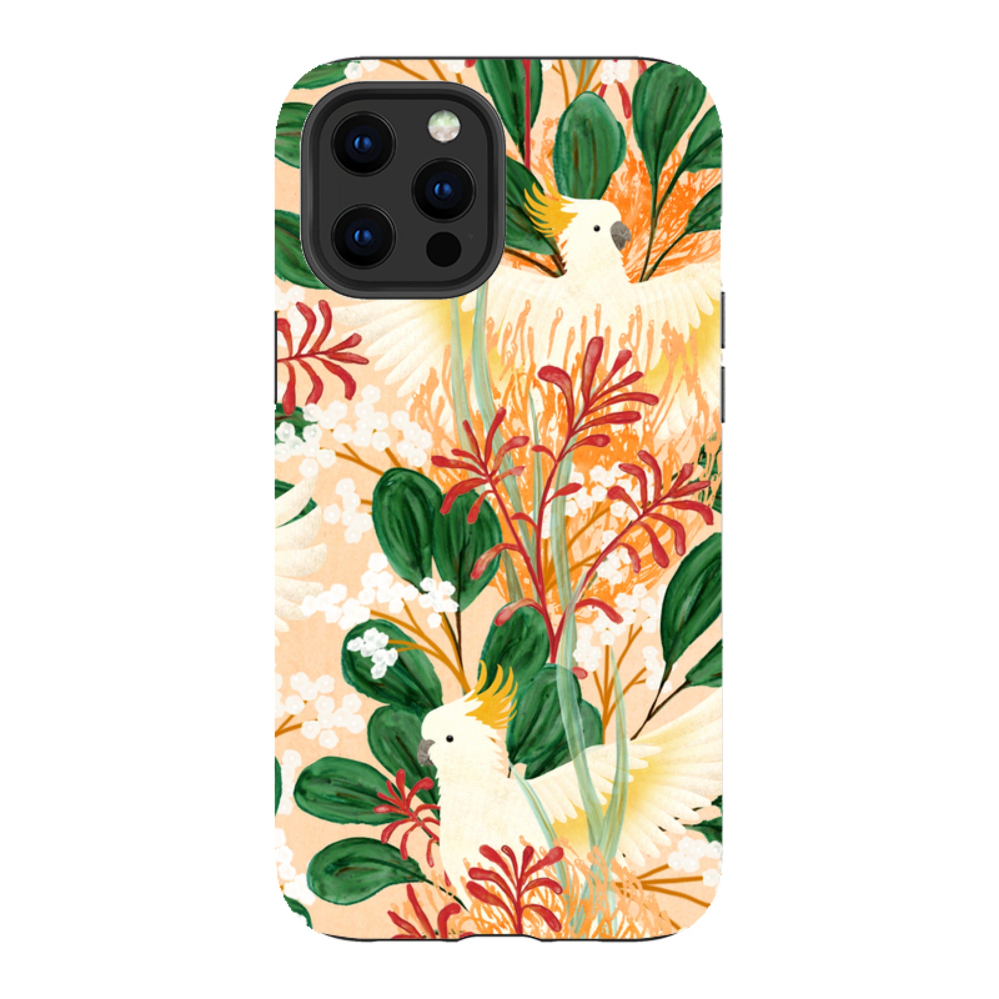 iPhone Tough Case - Cockatoo By Katherine Quinn