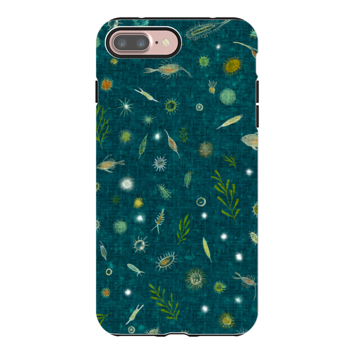 iPhone Tough Case - Plankton - Steel Blue By Katherine Quinn