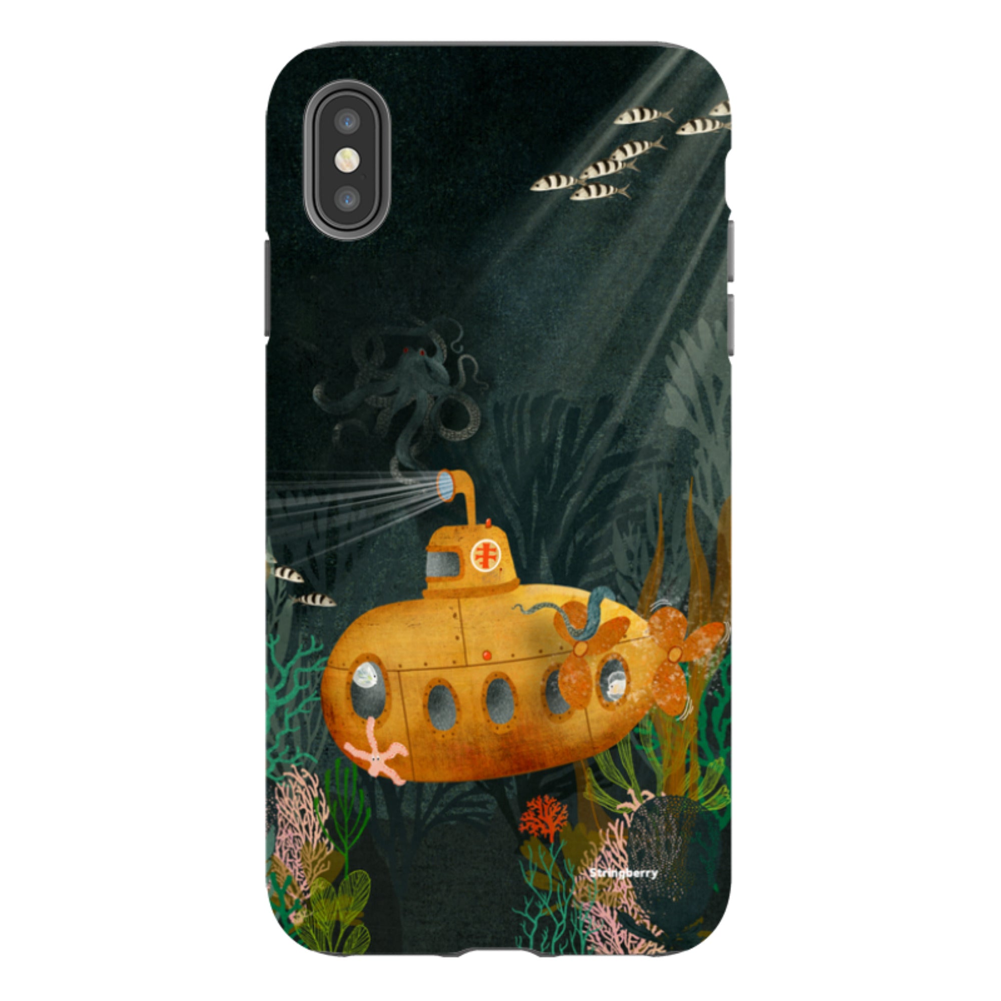iPhone Tough Case - Submarine By Katherine Quinn