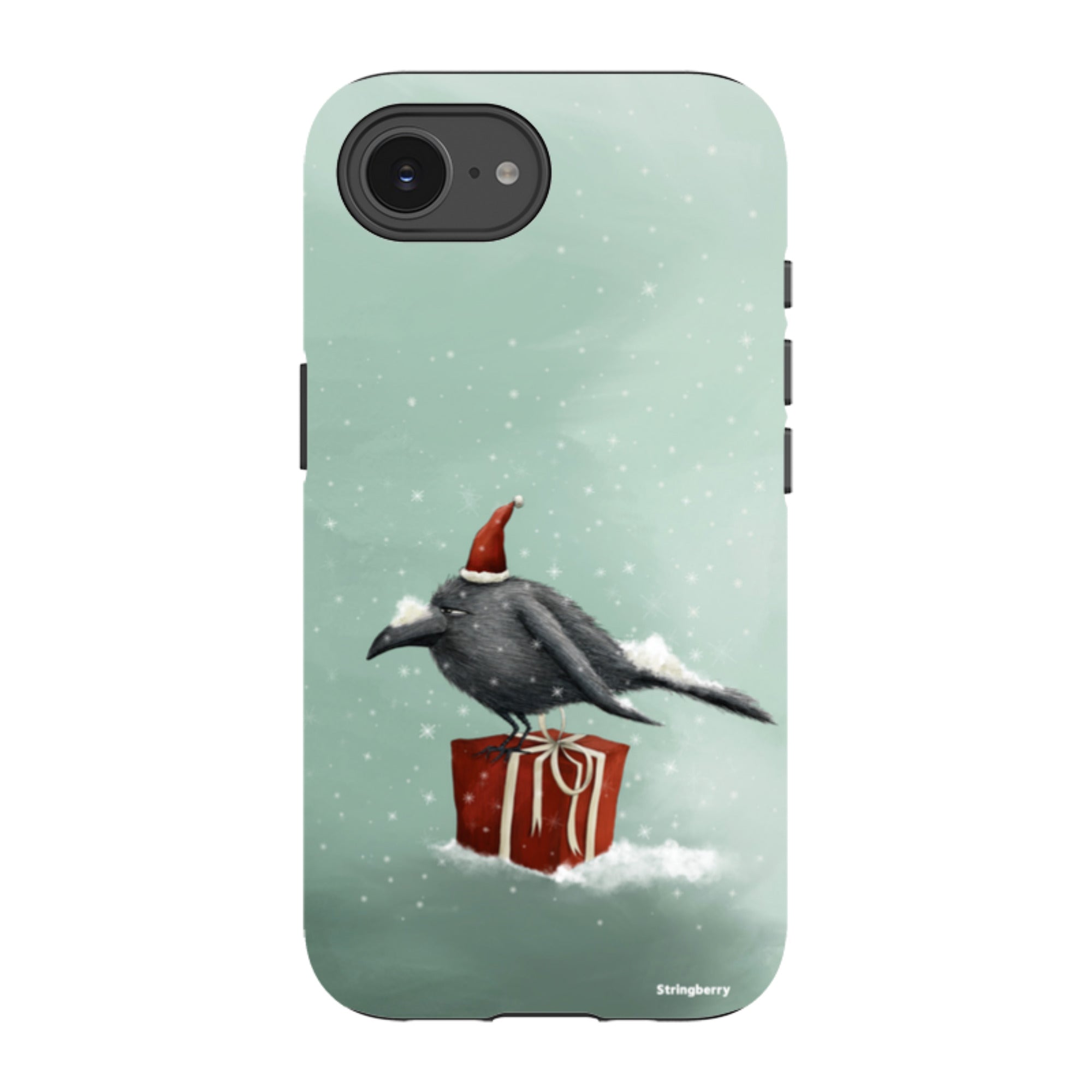 iPhone Tough Case - Santa Crow By Maja Lindberg