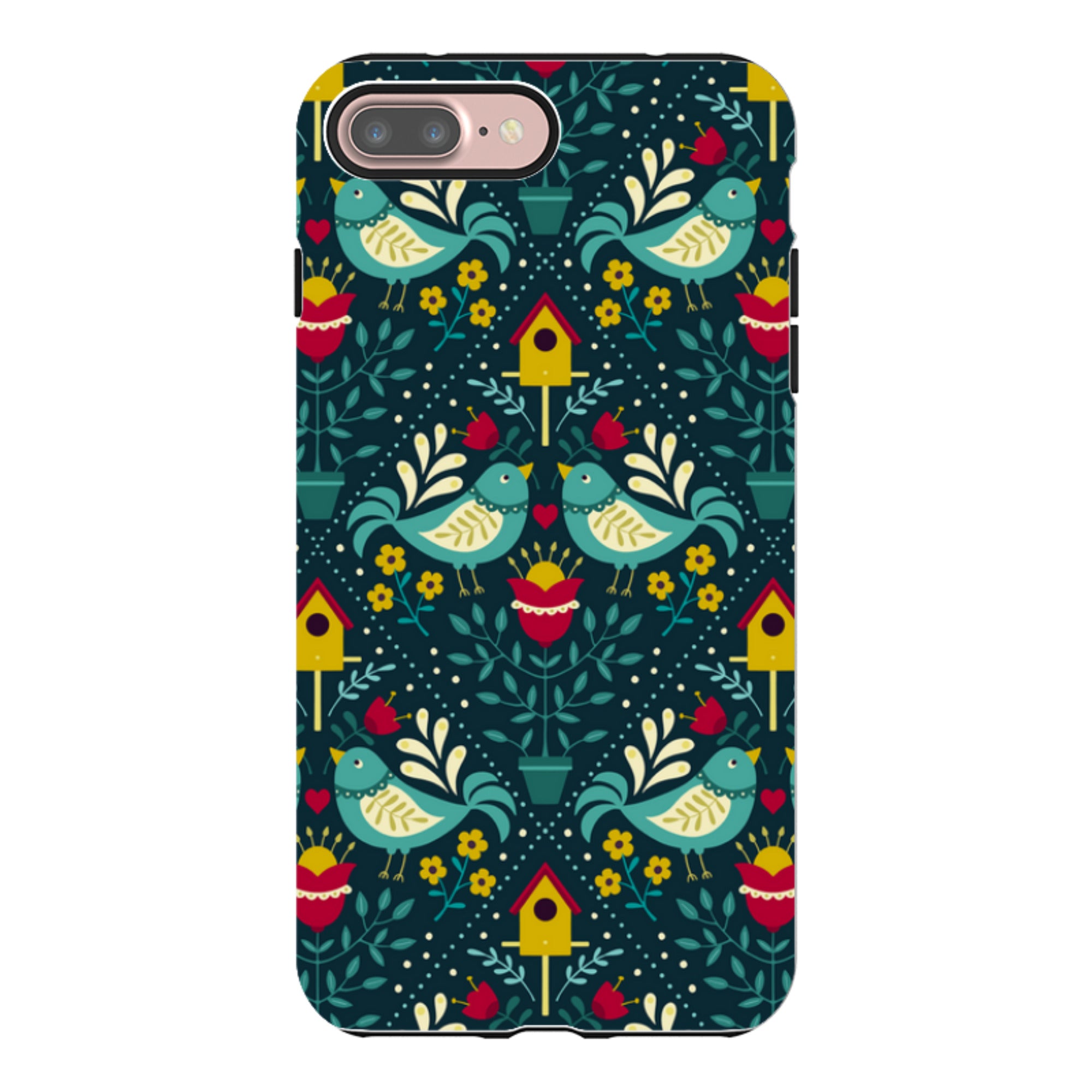 iPhone Tough Case - Bird Pattern VIII By Suzy Taylor