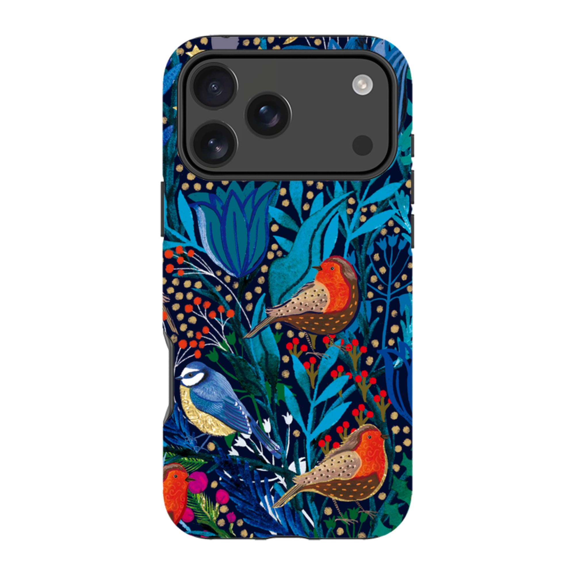 iPhone Tough Case - Xmas Robin IV By Emma Frances Grant