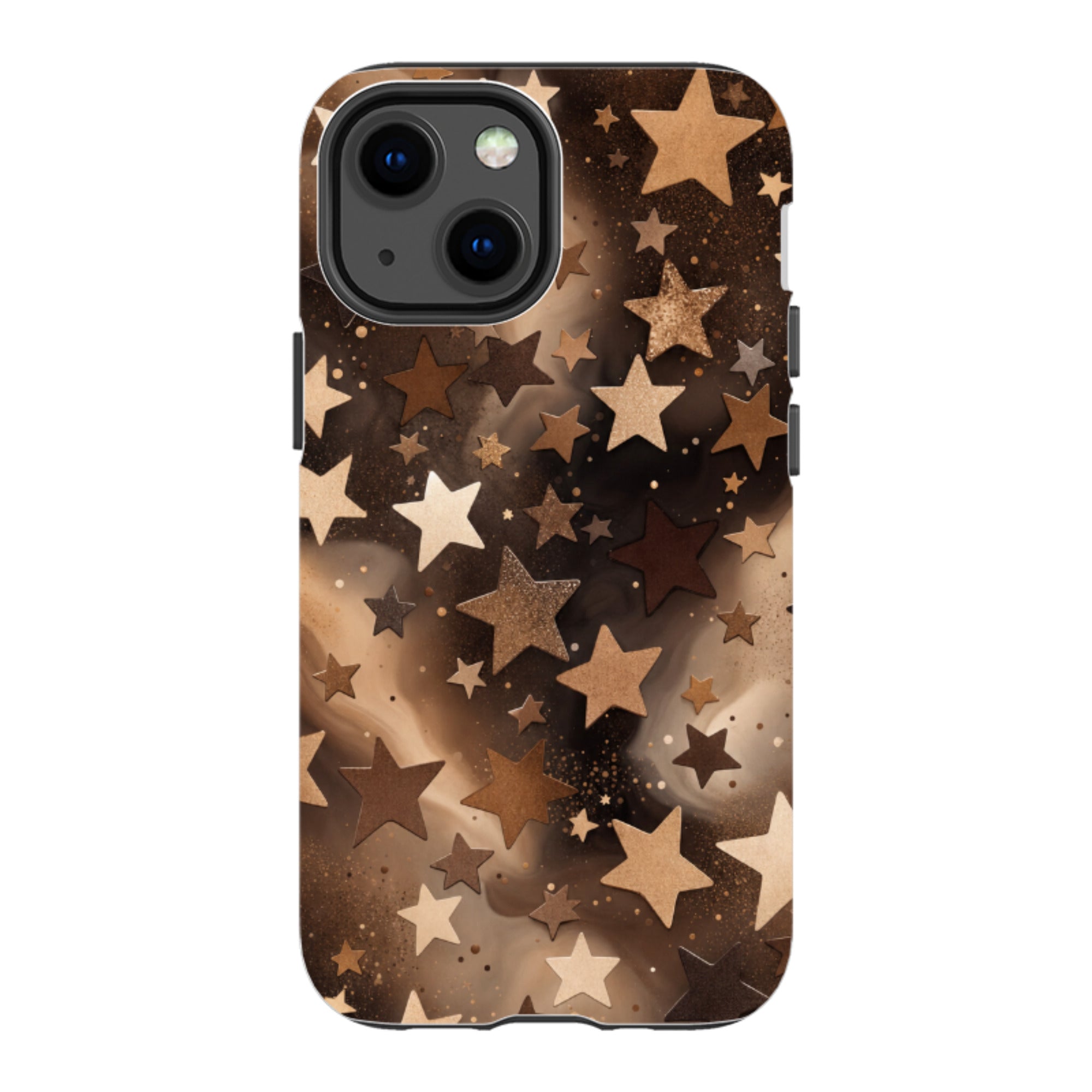iPhone Tough Case - Bronze Galaxy Star