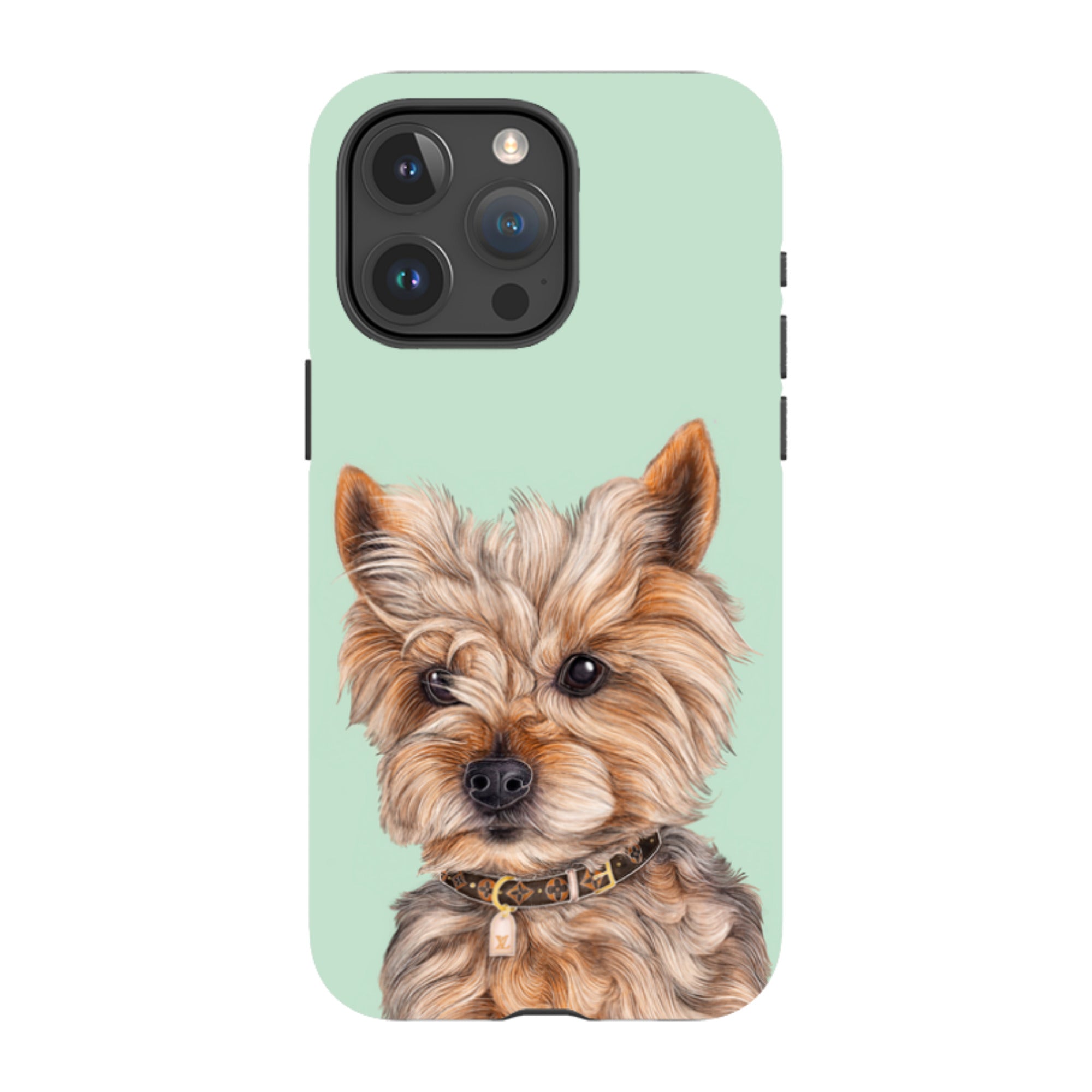 iPhone MagSafe Tough Case - Yorkie By Catherine Rowe