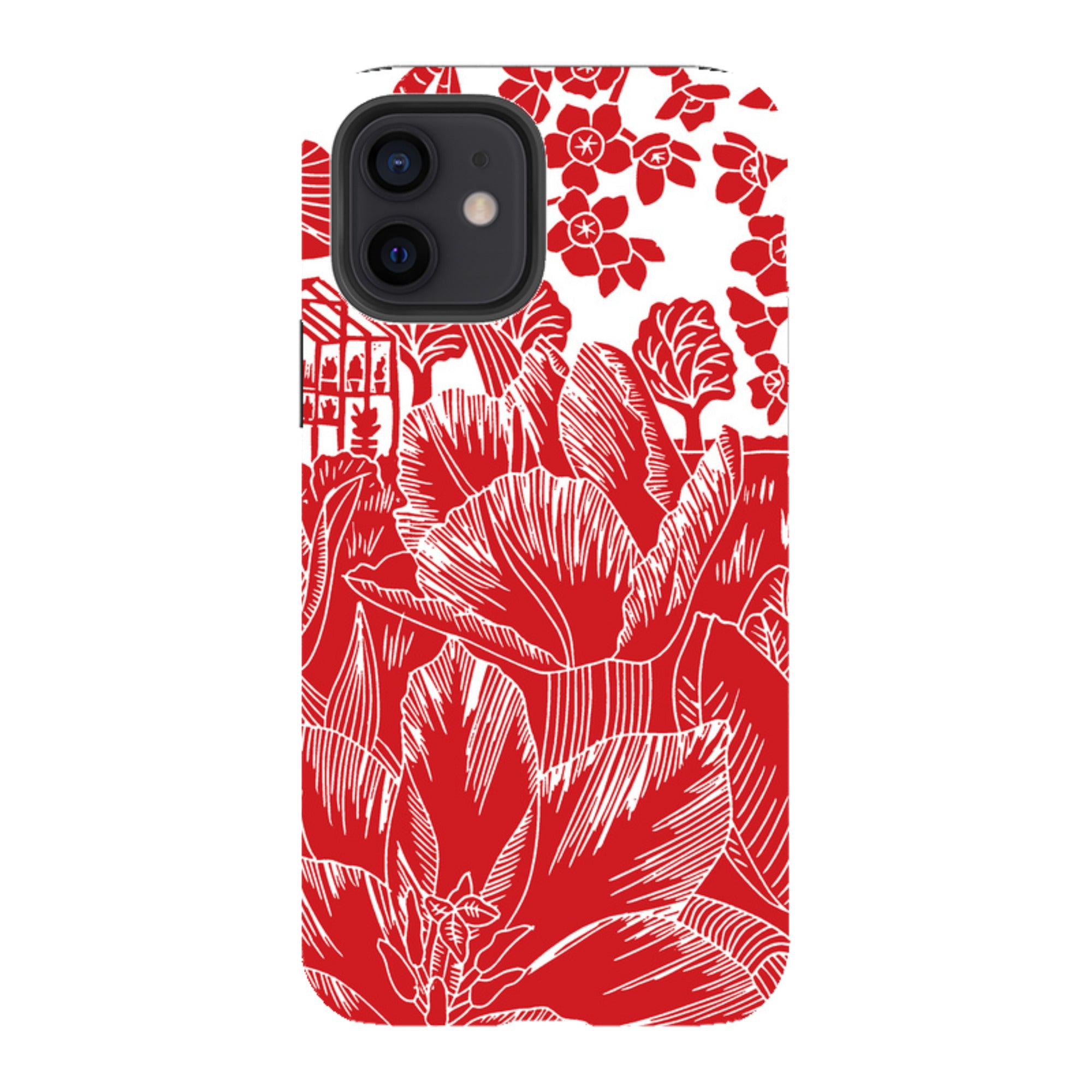 iPhone Tough Case - Tulip Silhouette By Kate Heiss
