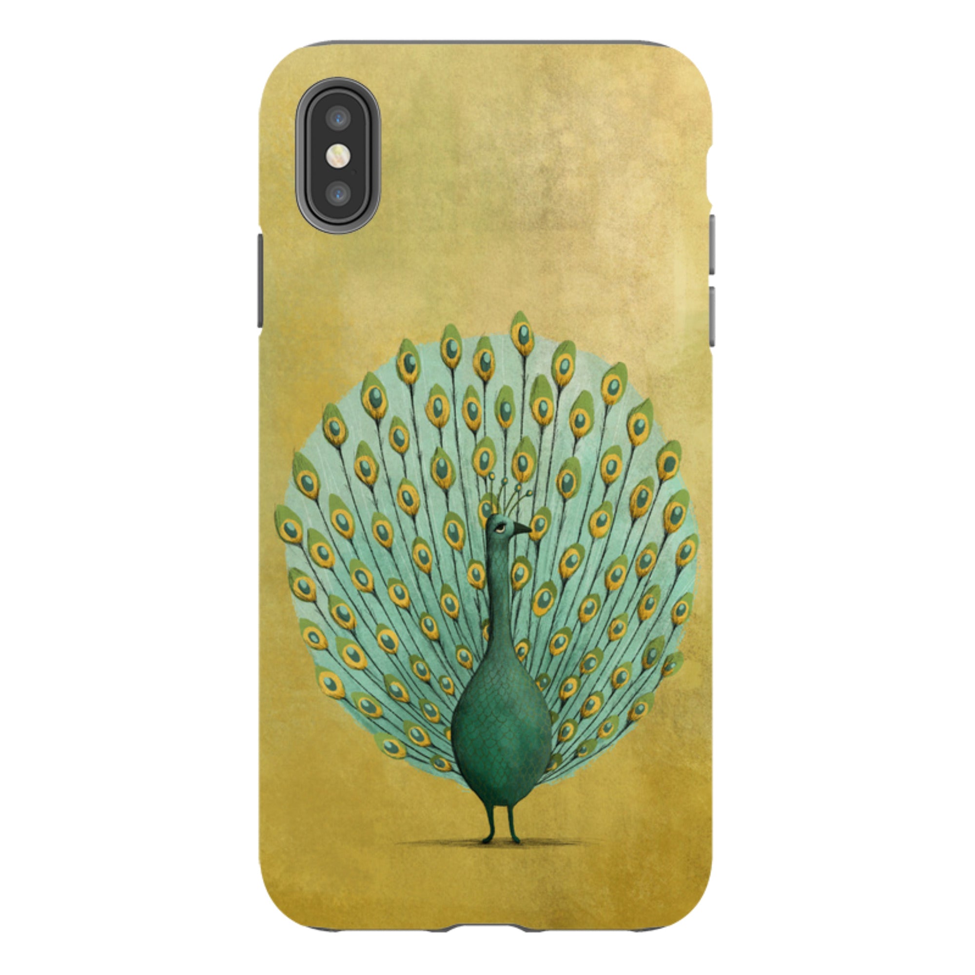 iPhone Tough Case - Peacock By Maja Lindberg
