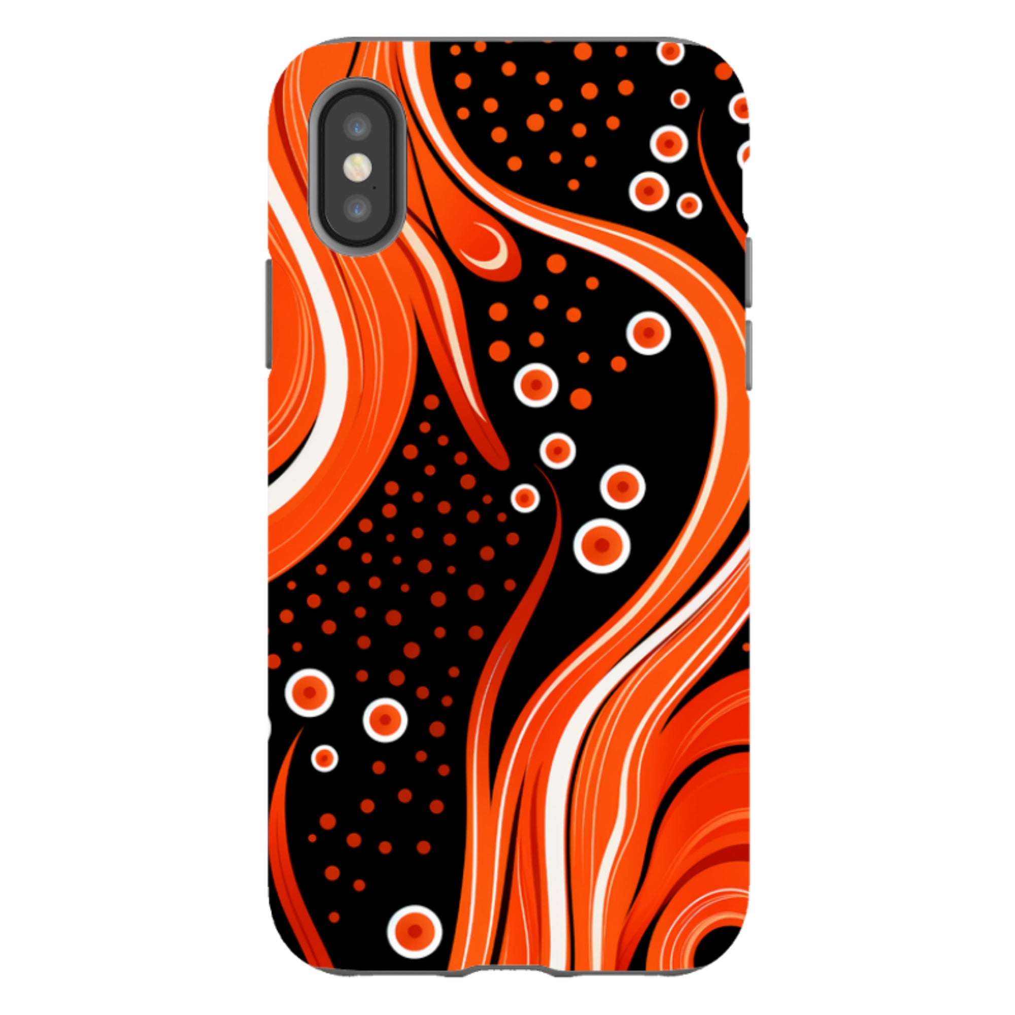 iPhone Tough Case -Red Wave Stars