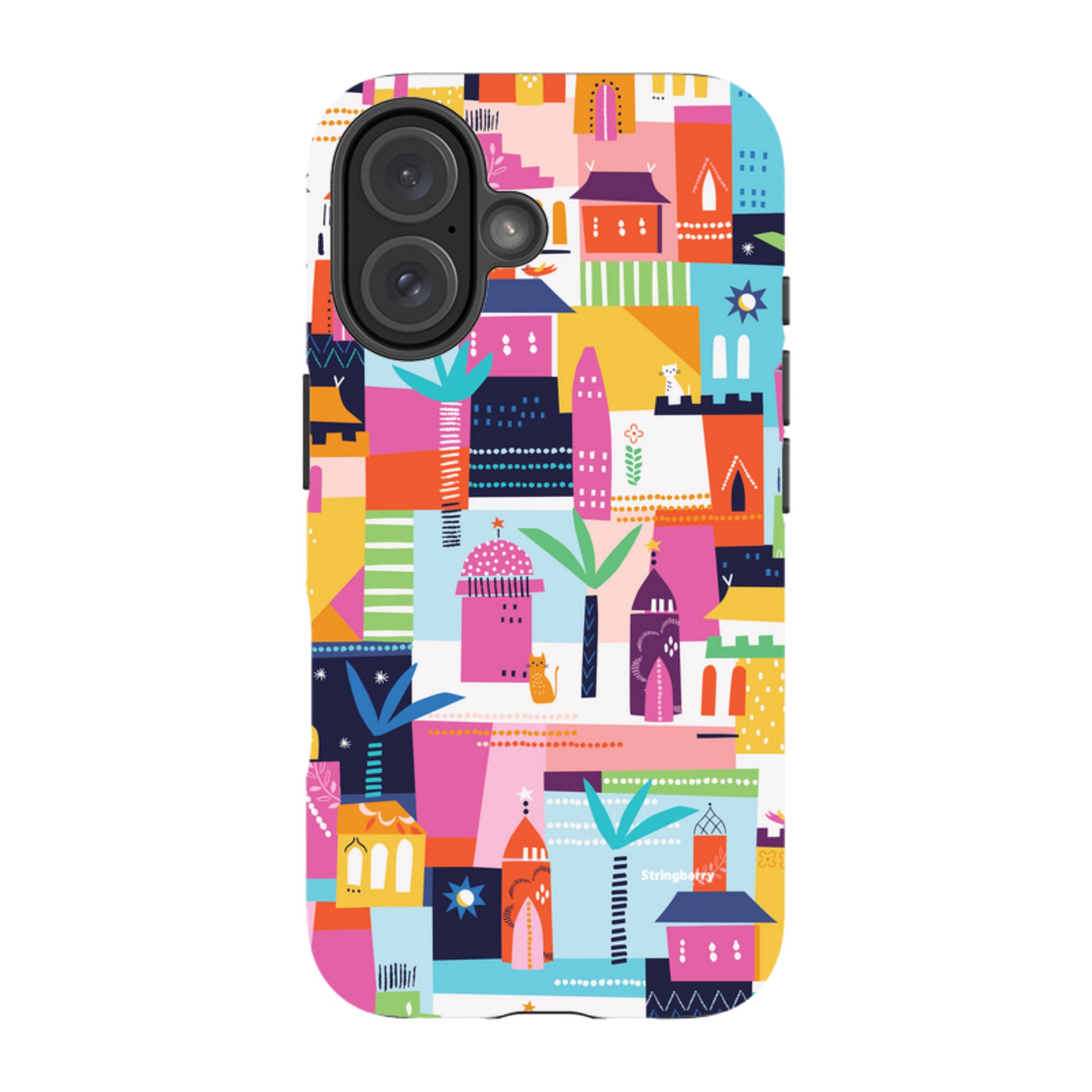 iPhone MagSafe Tough Case -  Houses By Ali Brookes