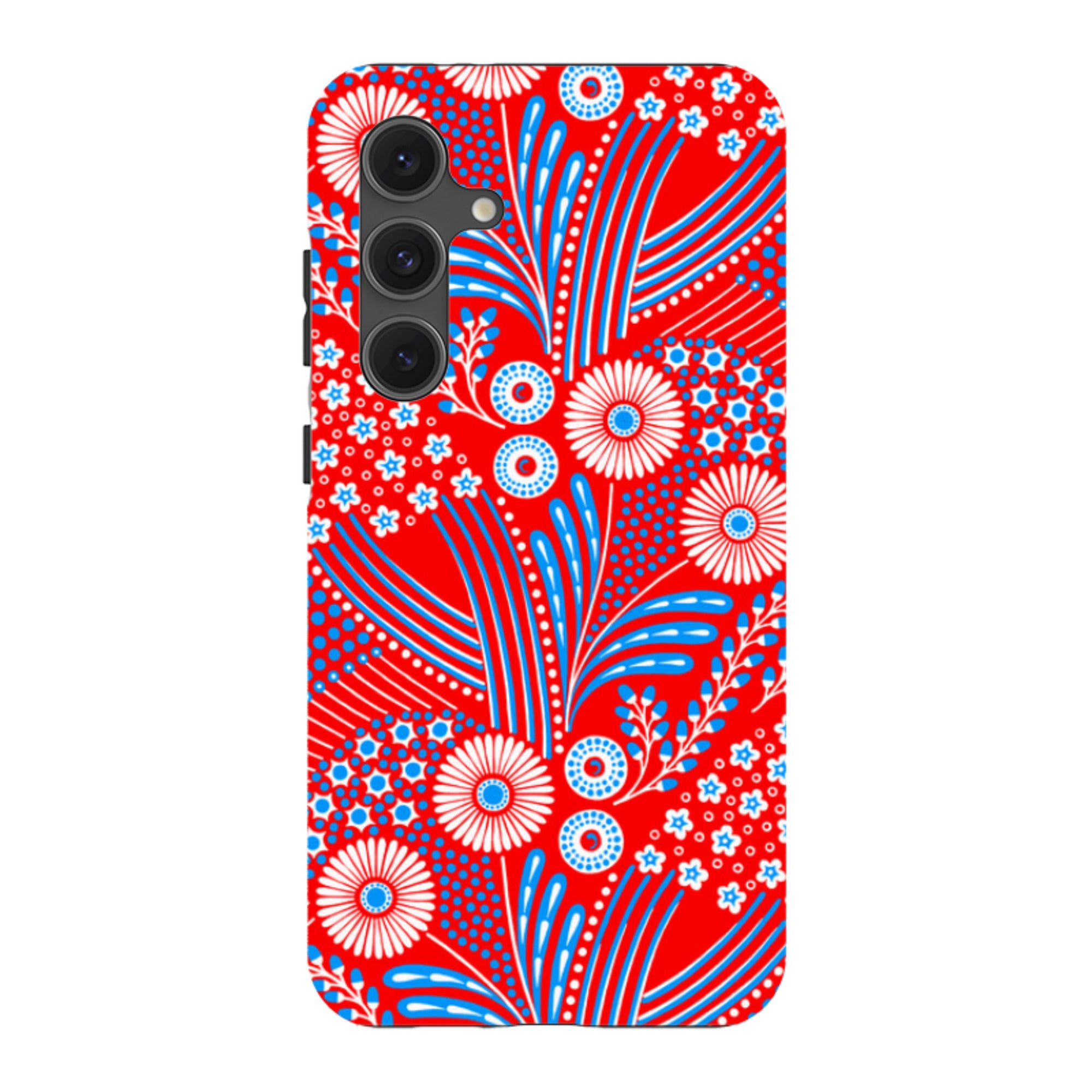 Samsung Tough Case - Red Bouquet By Cressida Bell