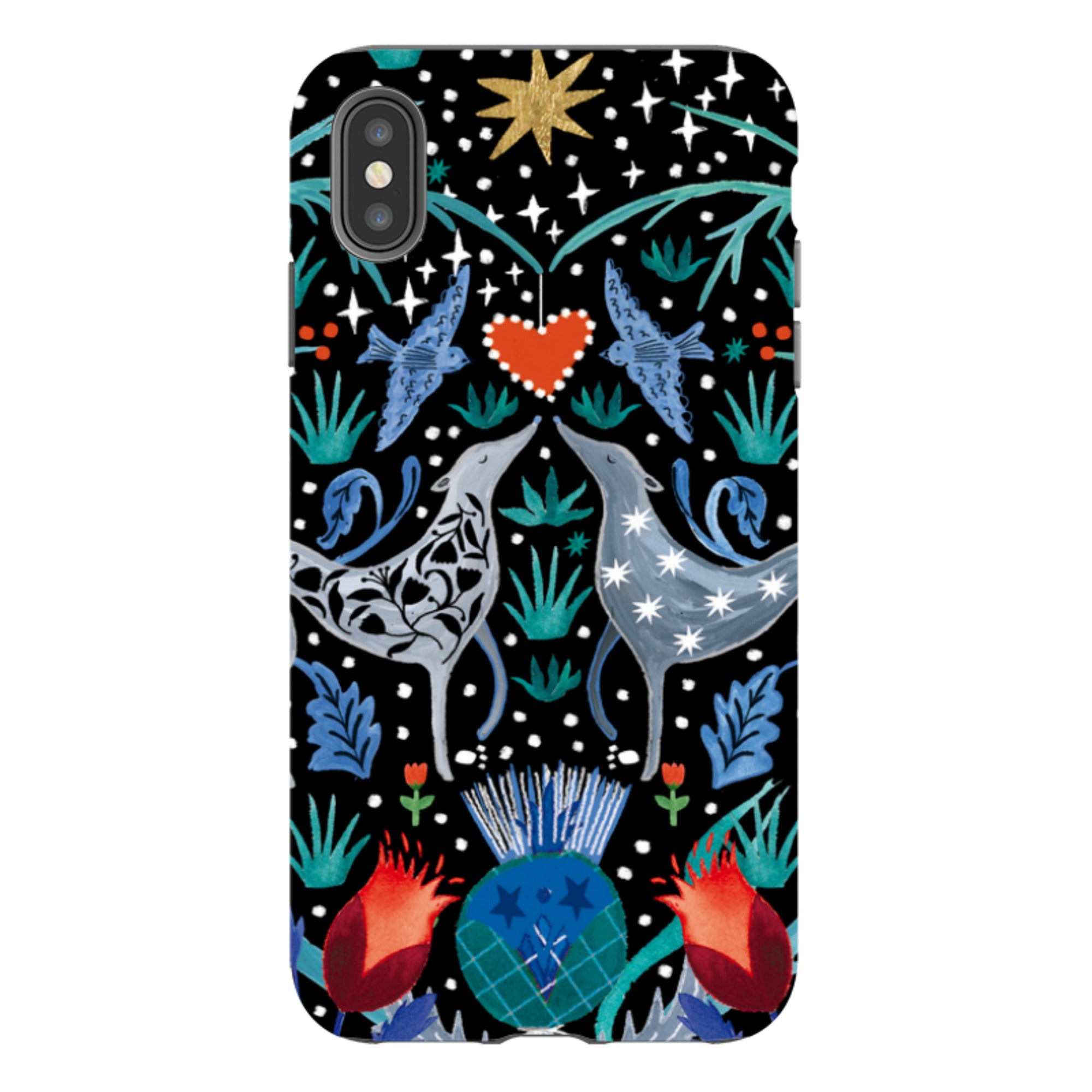 iPhone Tough Case - Winter Walk By Emma Frances Grant