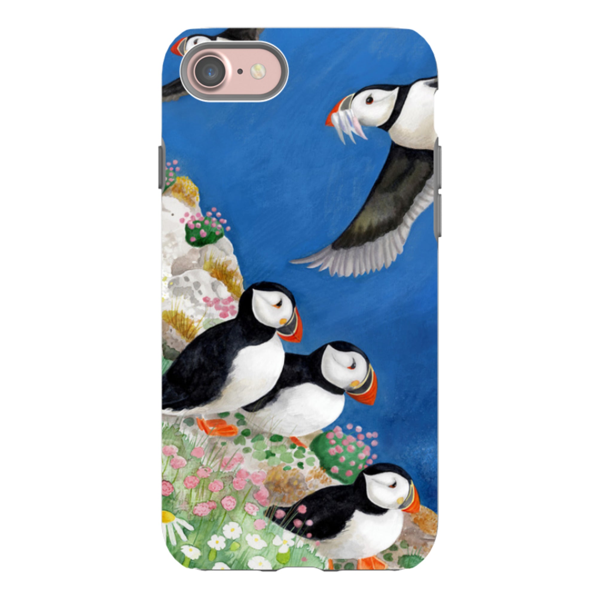 iPhone Tough Case - Puffins By Bex Parkin