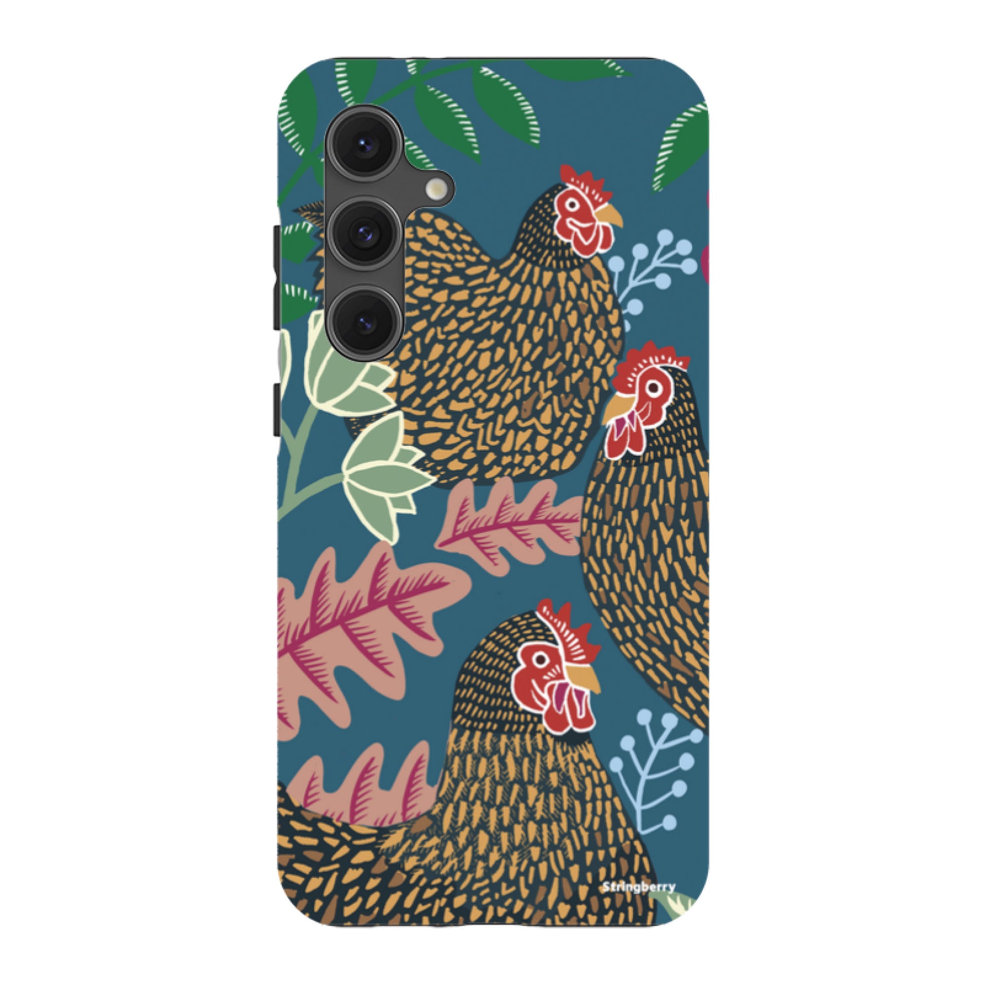 Samsung Tough Case - Three French Hens By Kate Heiss