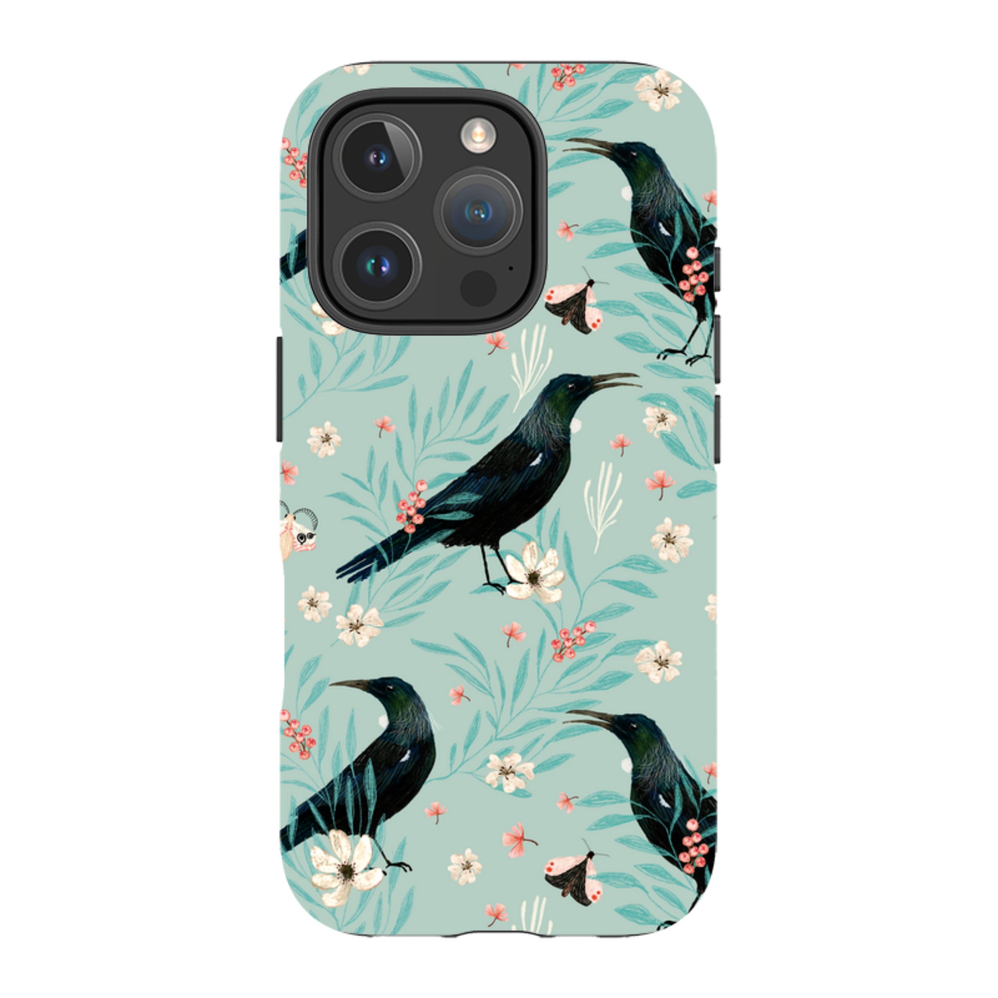 iPhone Tough Case - Tui Light Blue By Katherine Quinn