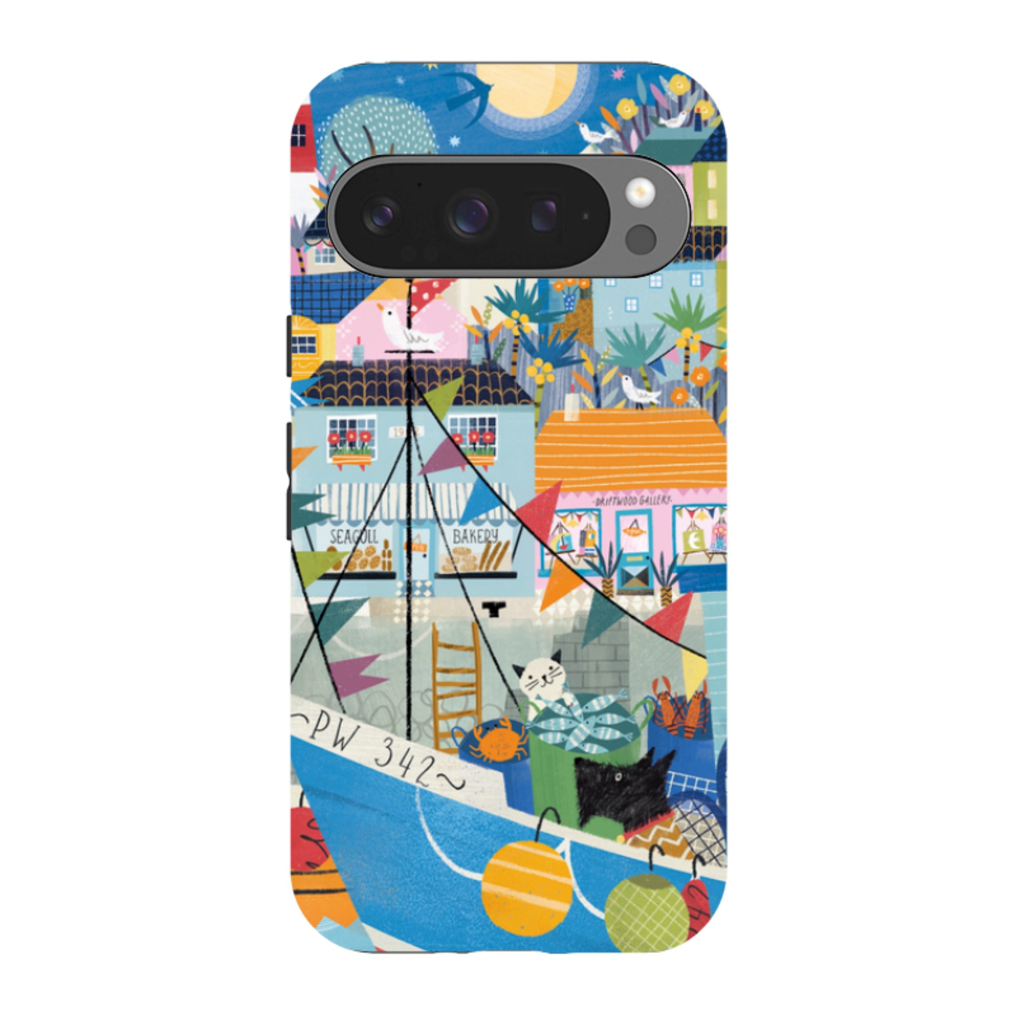 Google Tough Case - Night Harbour 2 By Ali Brookes