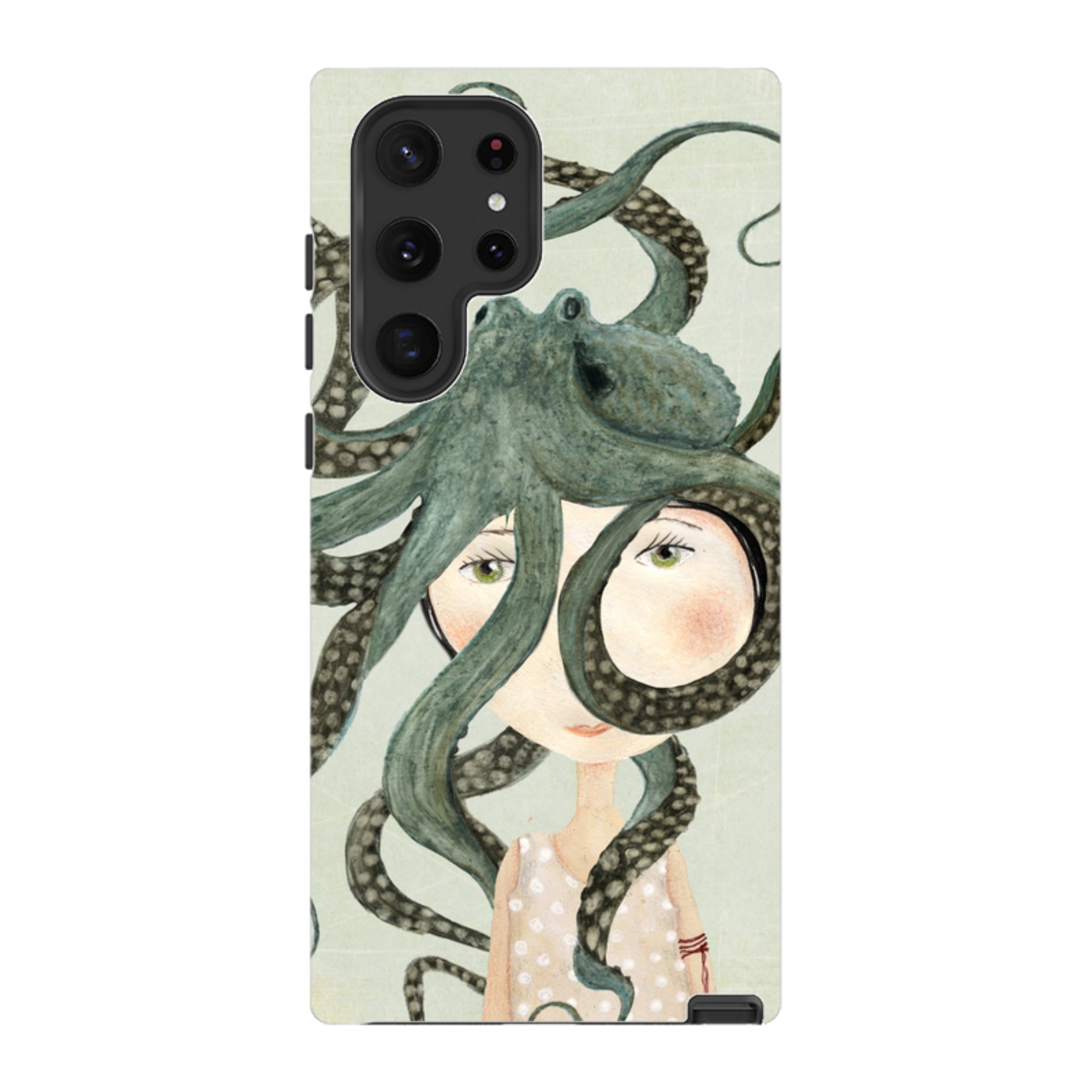 Samsung Tough Case - Octopus Girl By Katherine Quinn
