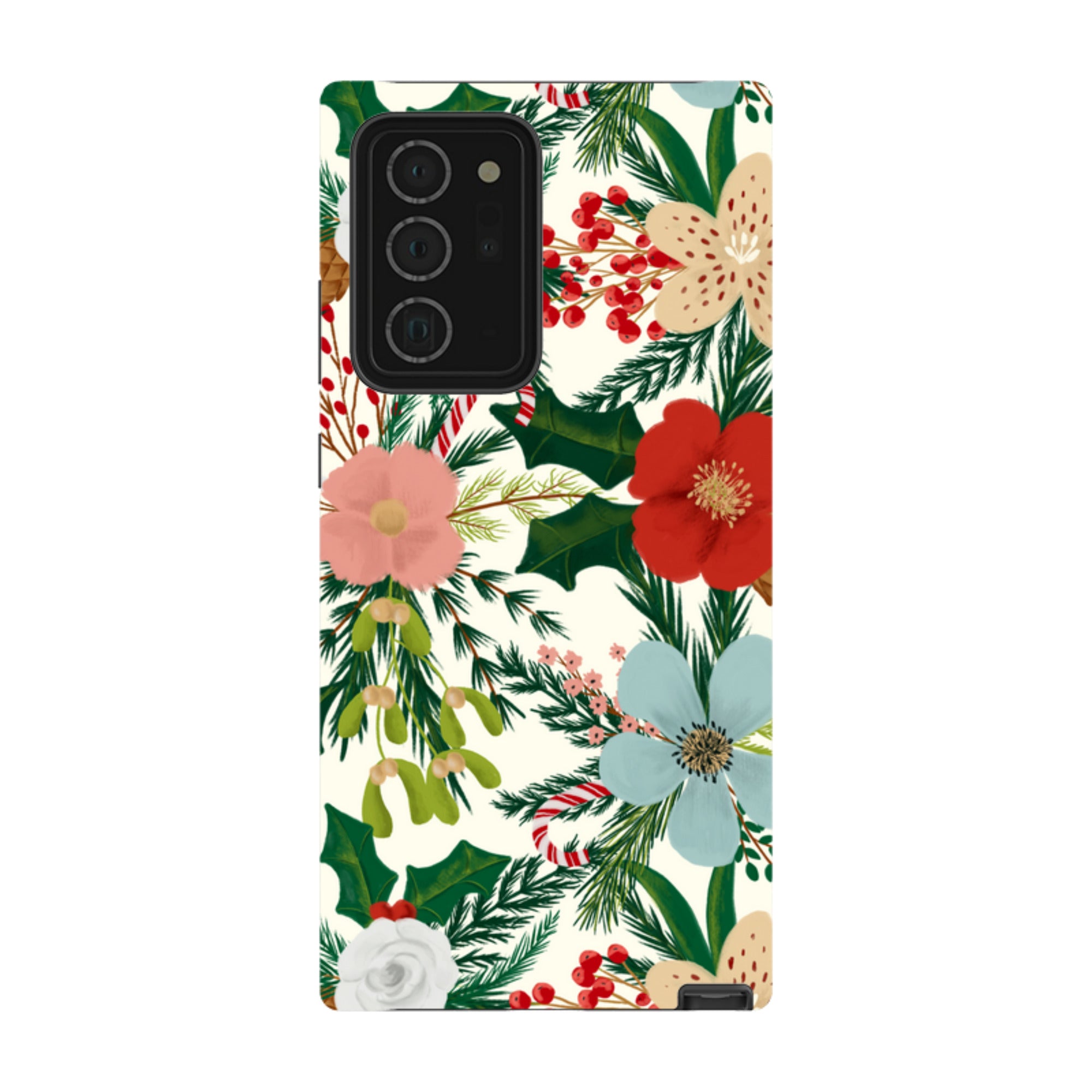 Samsung Tough Case - Christmas Florals By Abby Jacobs