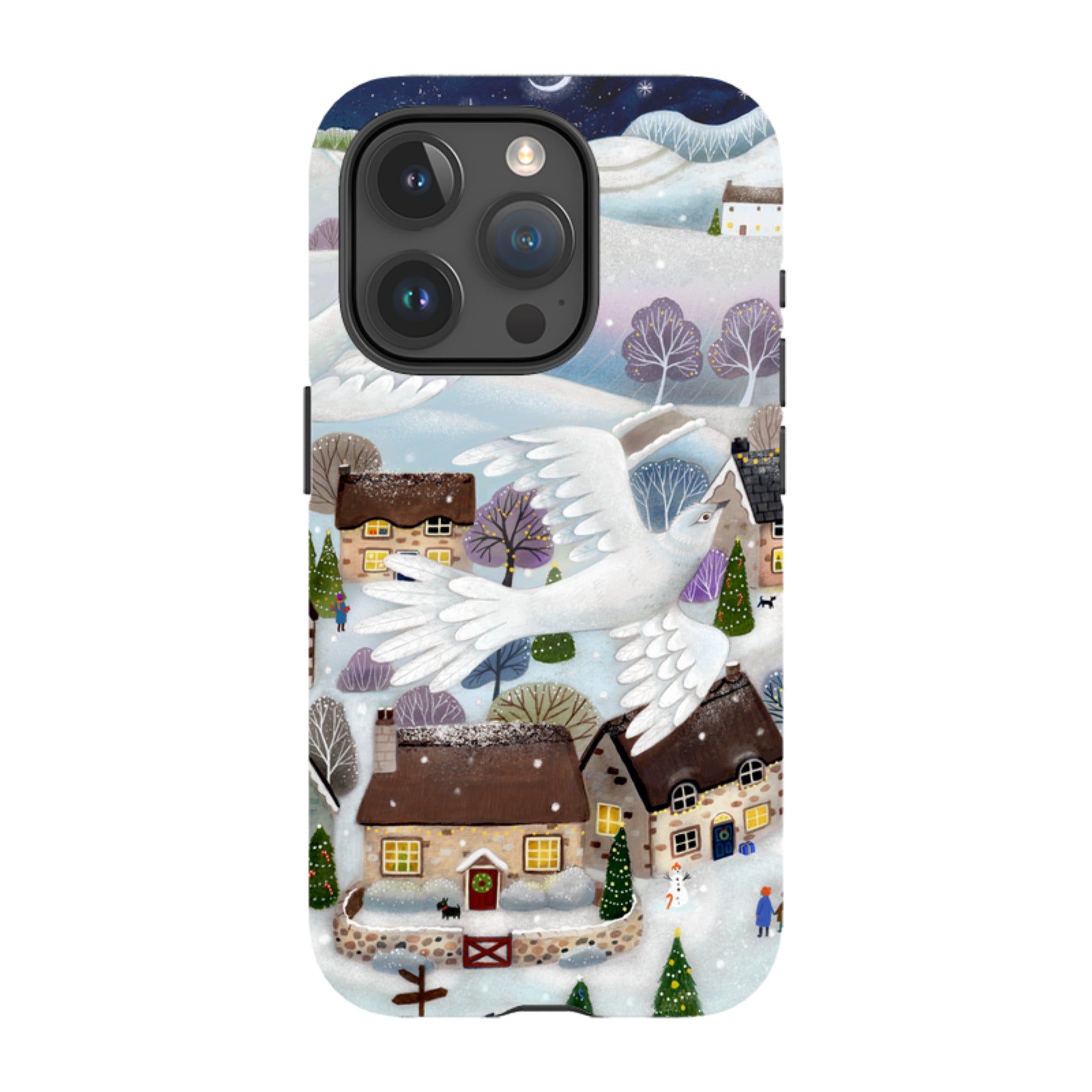 iPhone Tough Case - Advent Doves By Bex Parkin
