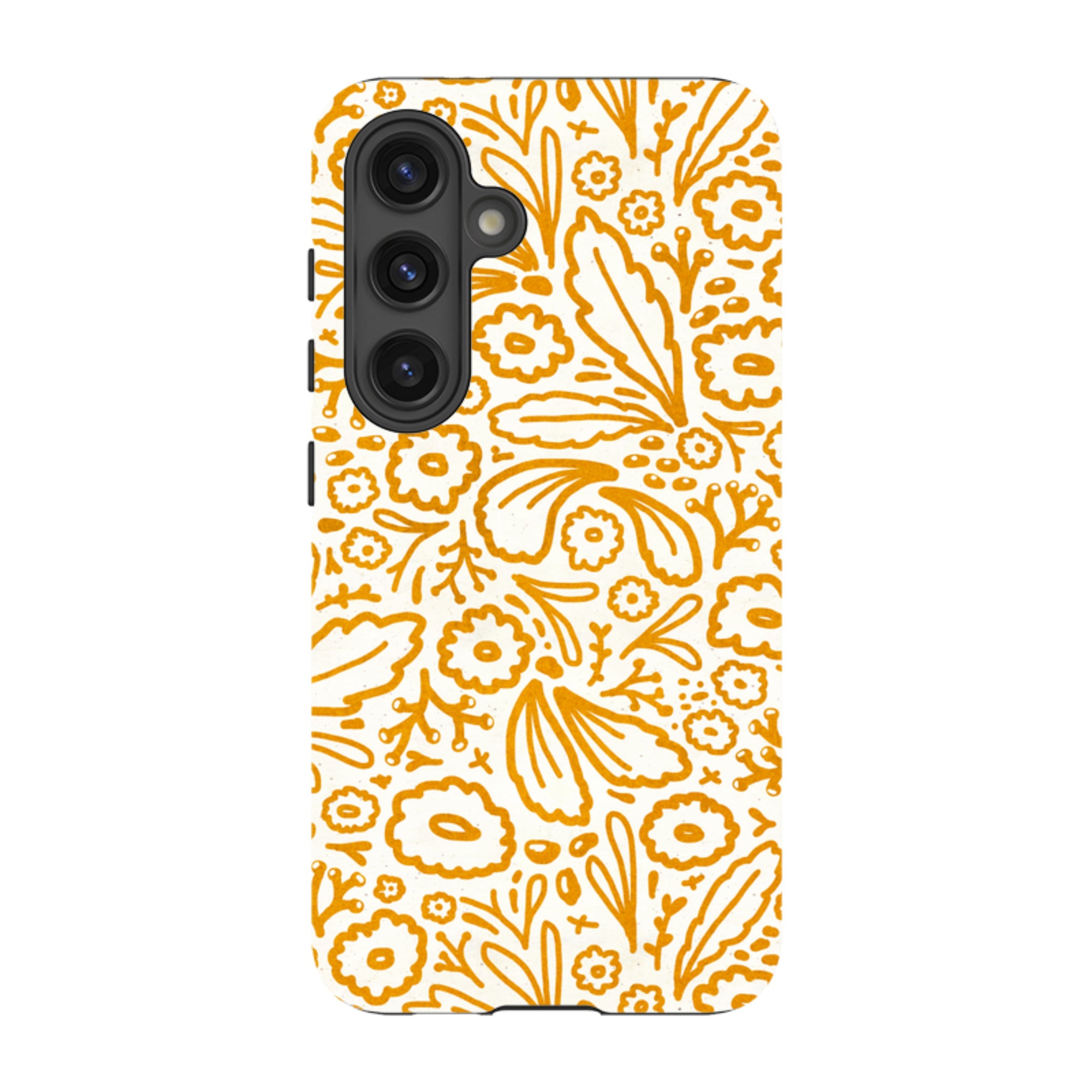 Samsung Tough Case - Wind Fall Mustard By Katherine Quinn