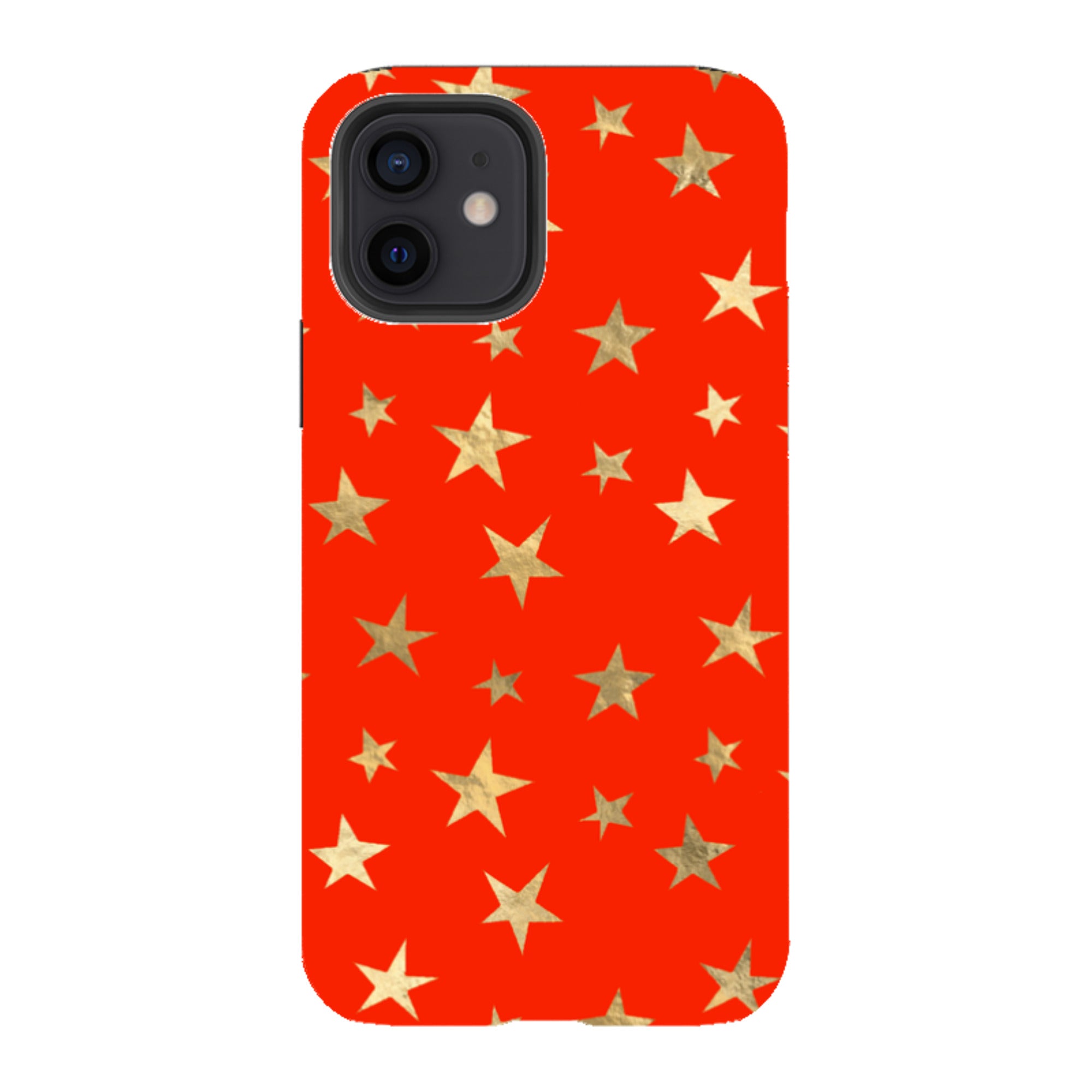 iPhone Tough Case - Red and Gold Stars