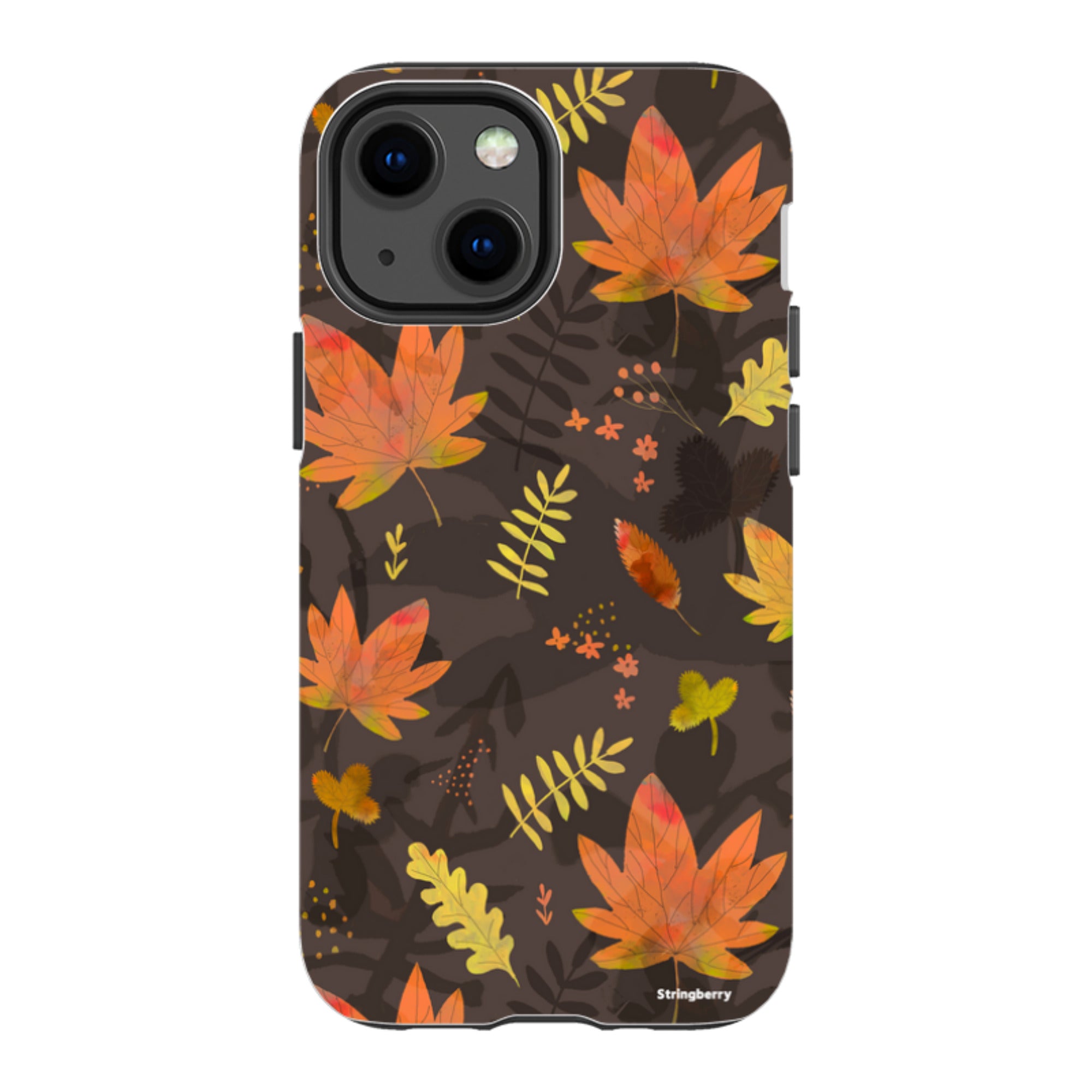 iPhone Tough Case - Autumn Leaves Yellow